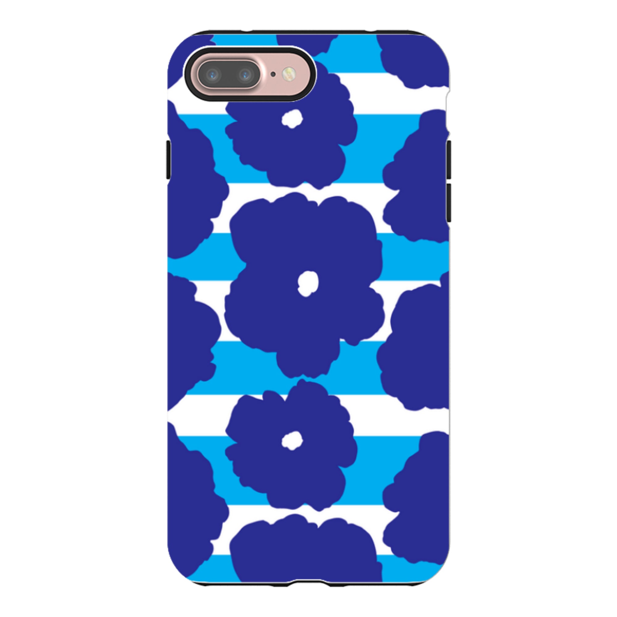 Bold Floral Blue - iPhone Tough Case