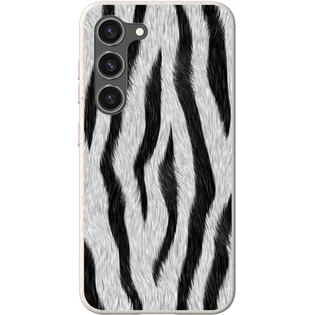 Zebra Groove — Samsung Galaxy Bio-degradable Case — Finnaij