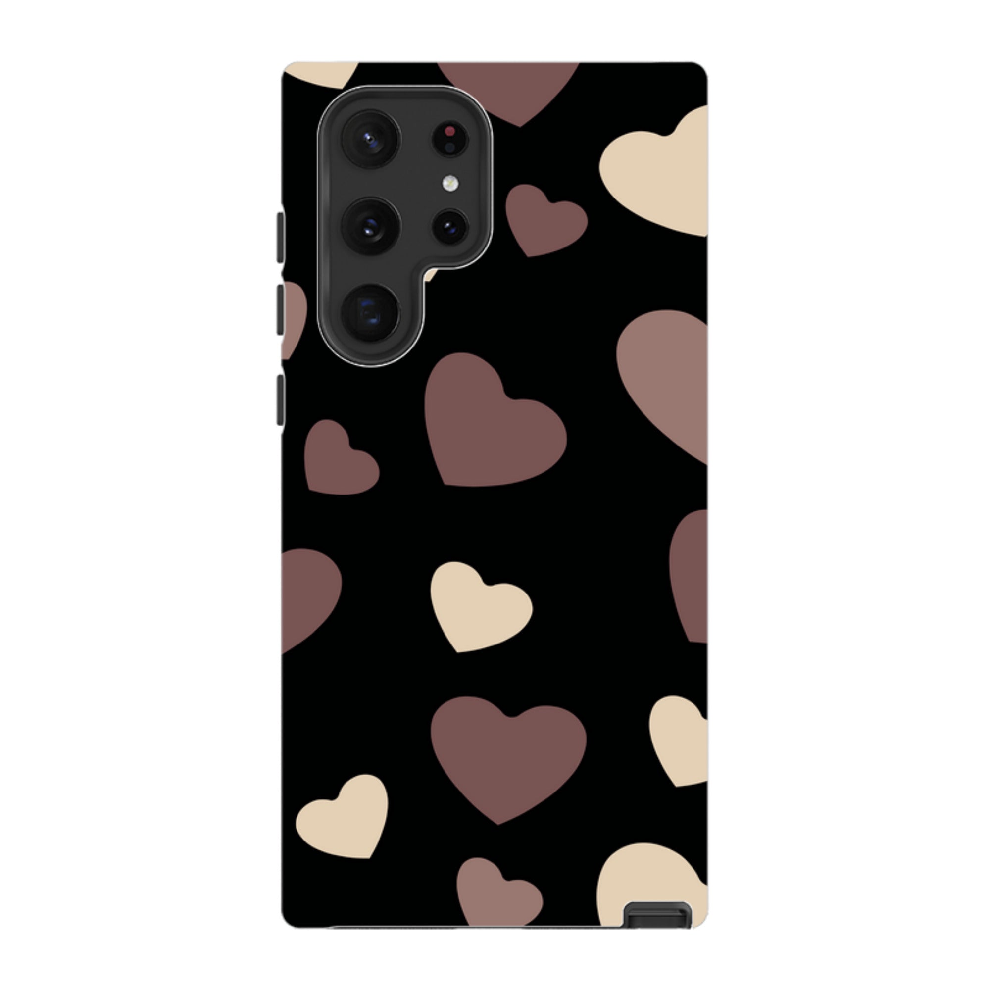 White & Black Hearts — Samsung Galaxy Tough Case — Finnaij