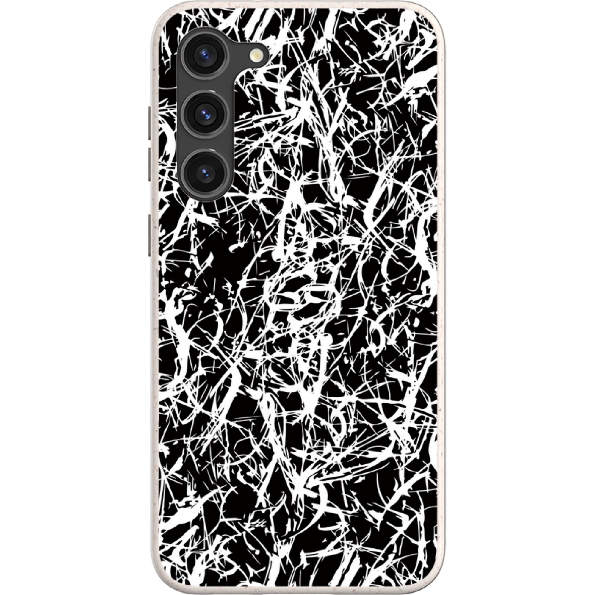 Black-White Grunge — Samsung Galaxy Bio-degradable Case — Finnaij