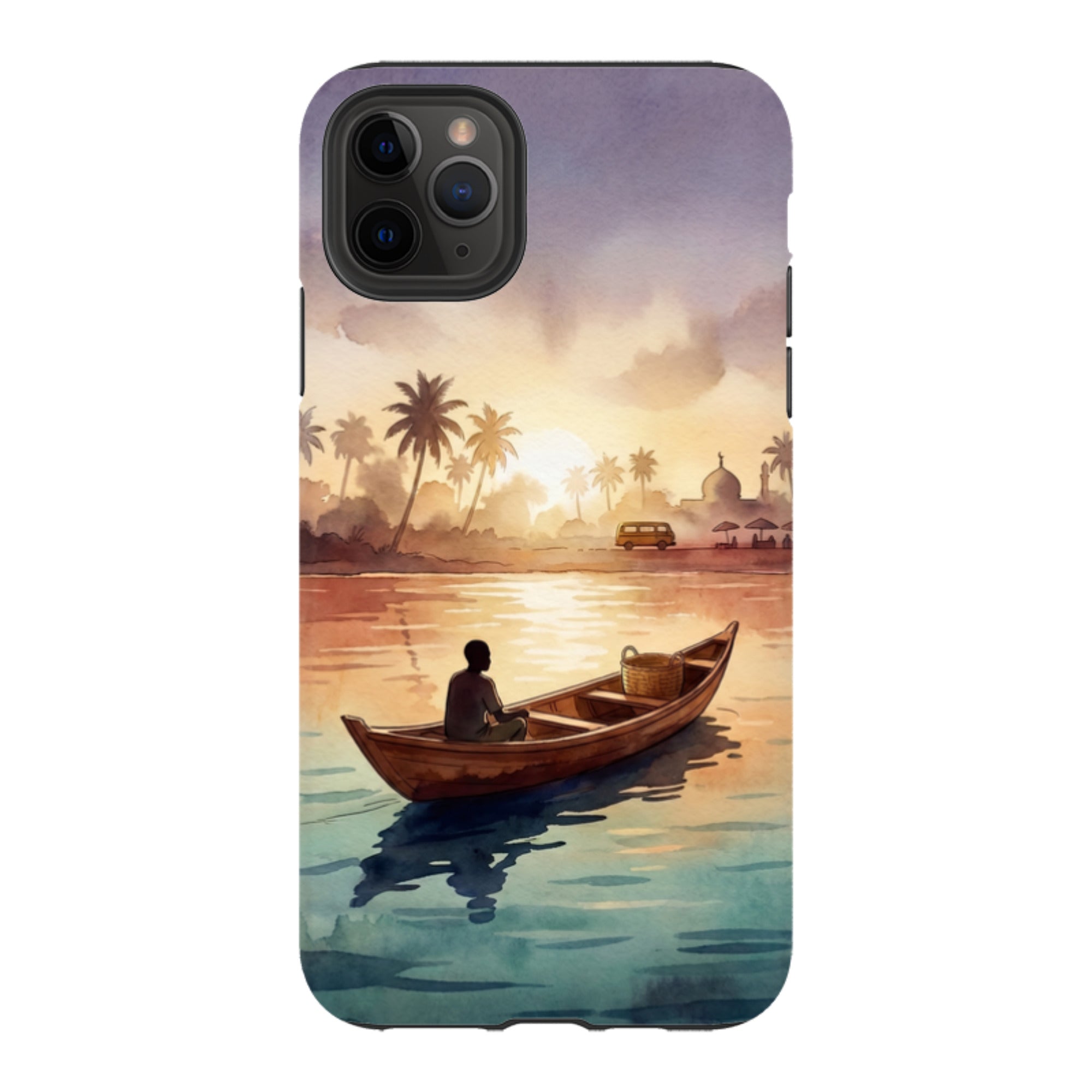 Lagoon Morning by Tobi Akinyemi - iPhone Tough Case