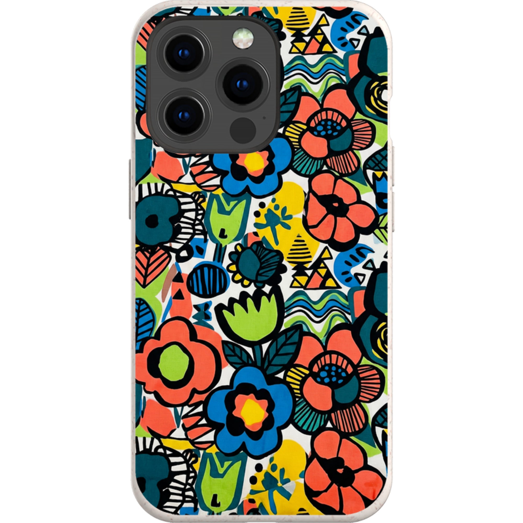 Floral Street Nordic by Salla Niemi — iPhone 13 Pro iPhone Bio-degradable Case — Finnaij