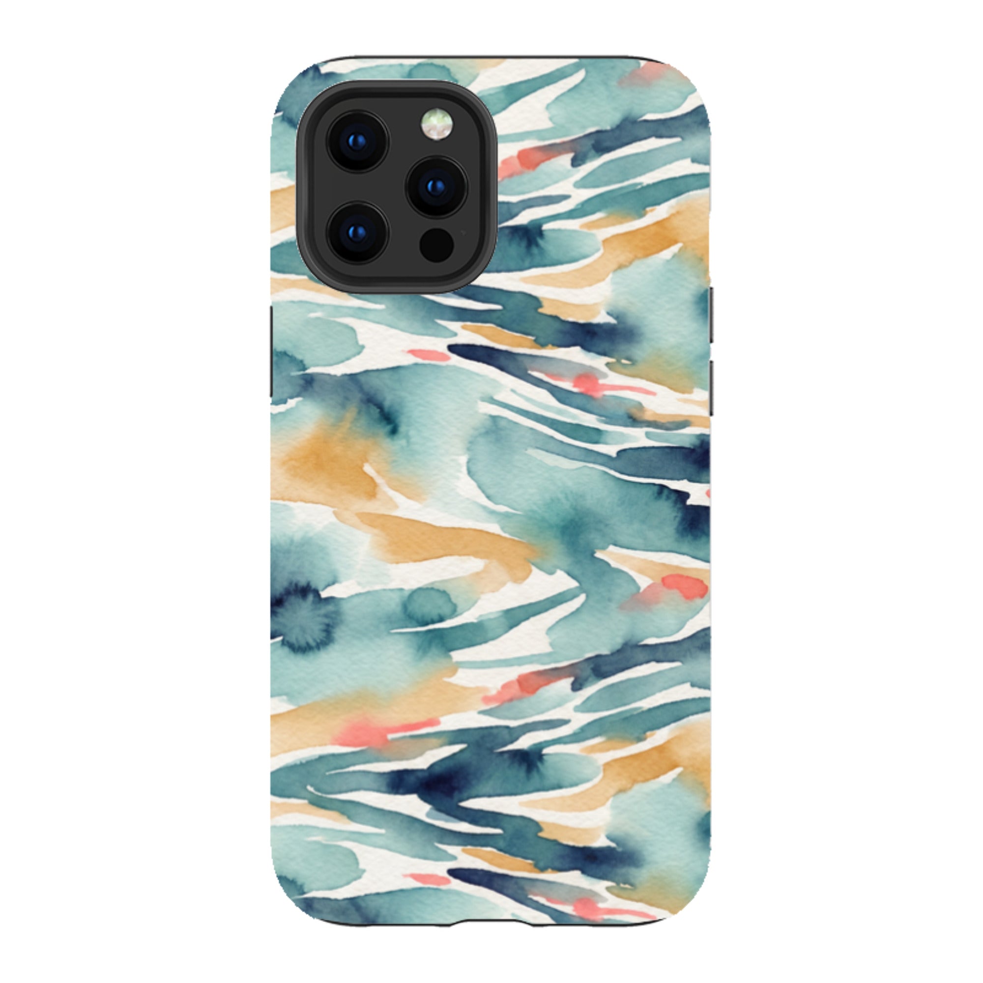 River Reflection Pattern Crop by Tobi Akinyemi - iPhone Tough Case