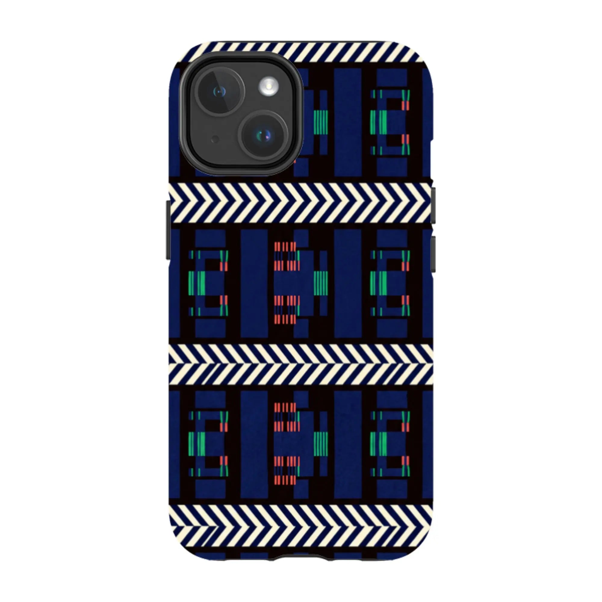 Midnight Aso-Oke by Ada Okoye — iPhone 14 MagSafe Tough Case — Finnaij