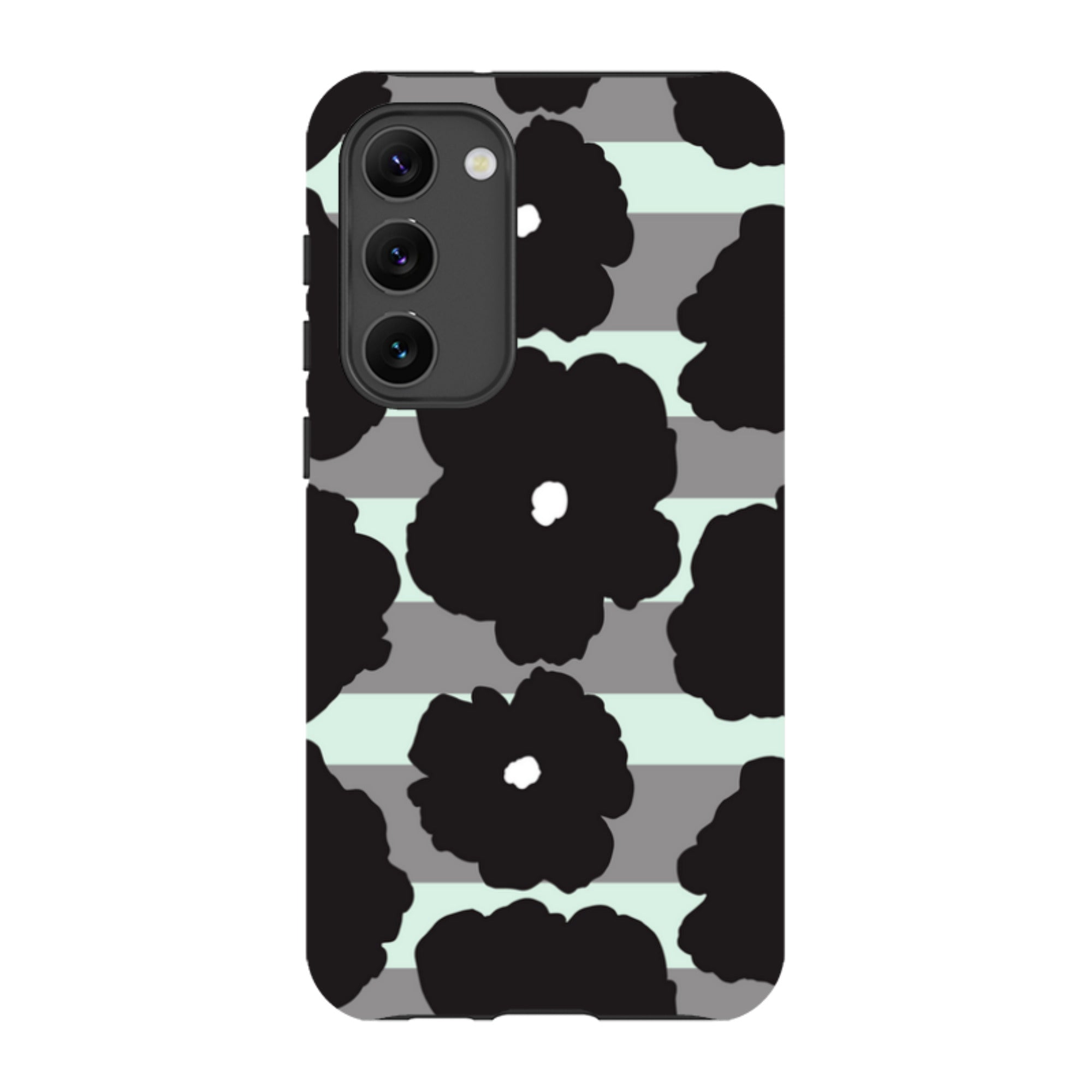 Bold Floral Black — Samsung Galaxy Tough Case — Finnaij