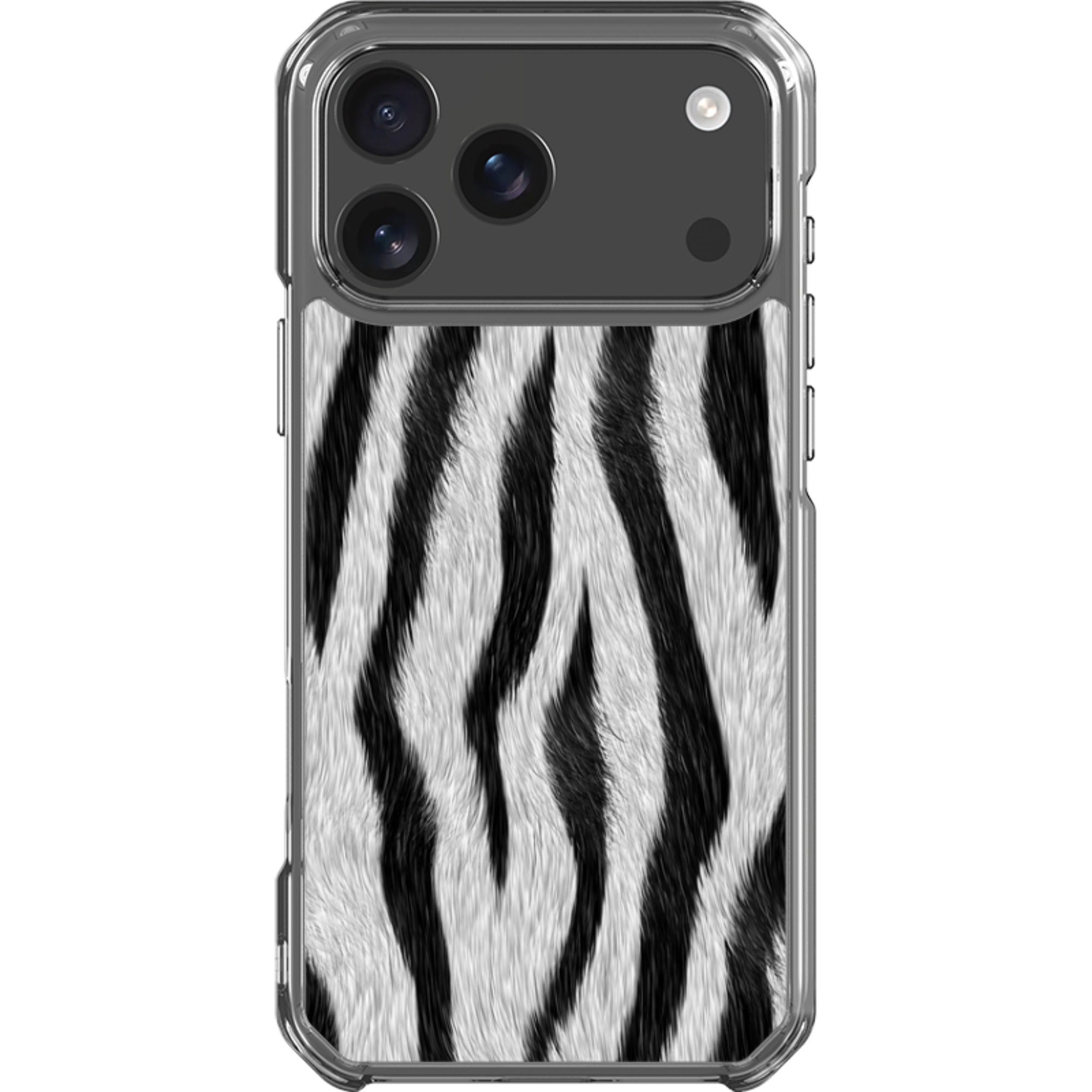 Zebra Groove — Apple iPhone Clear Impact Case — Finnaij