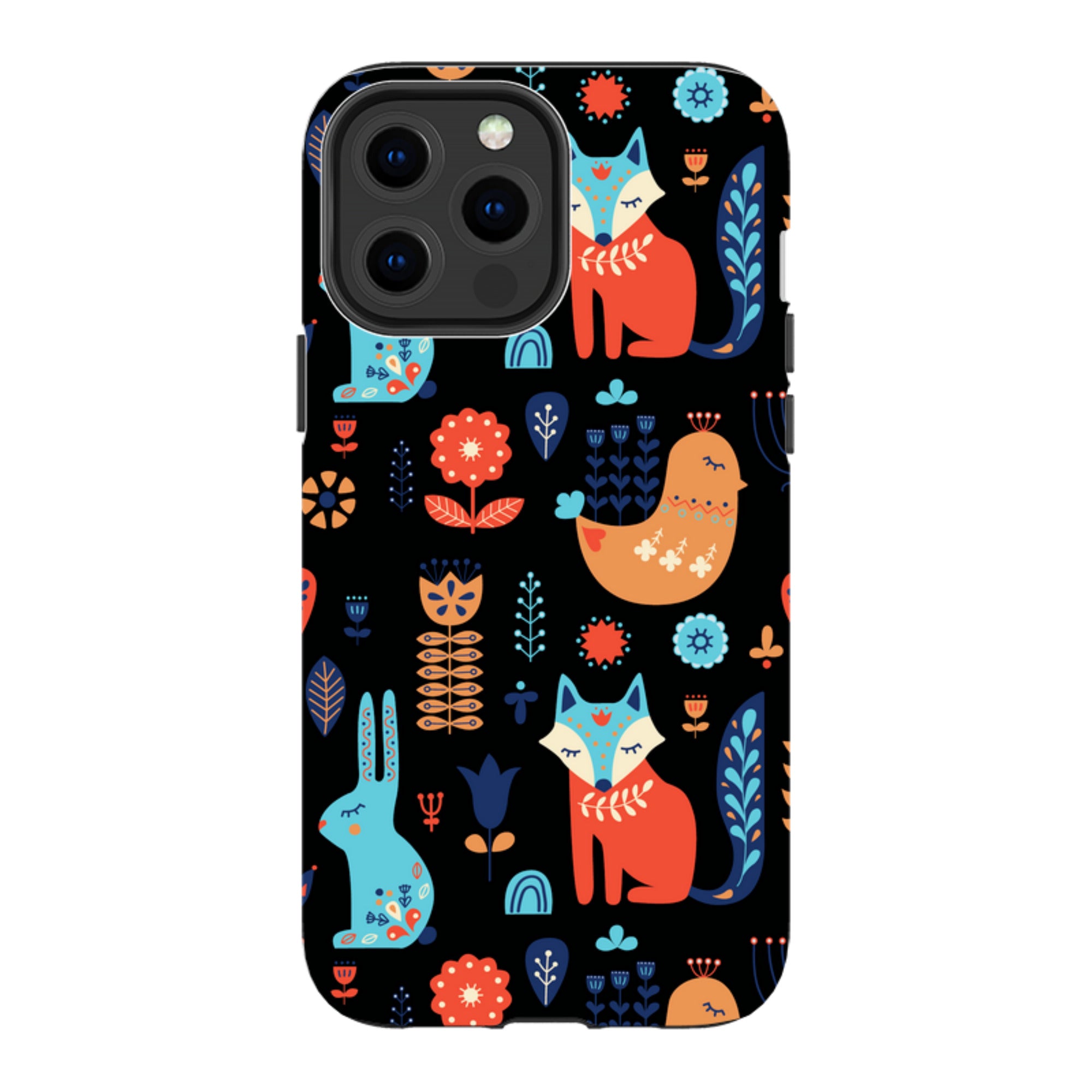 Nordic Ornament Black — Apple iPhone Tough Case — Finnaij