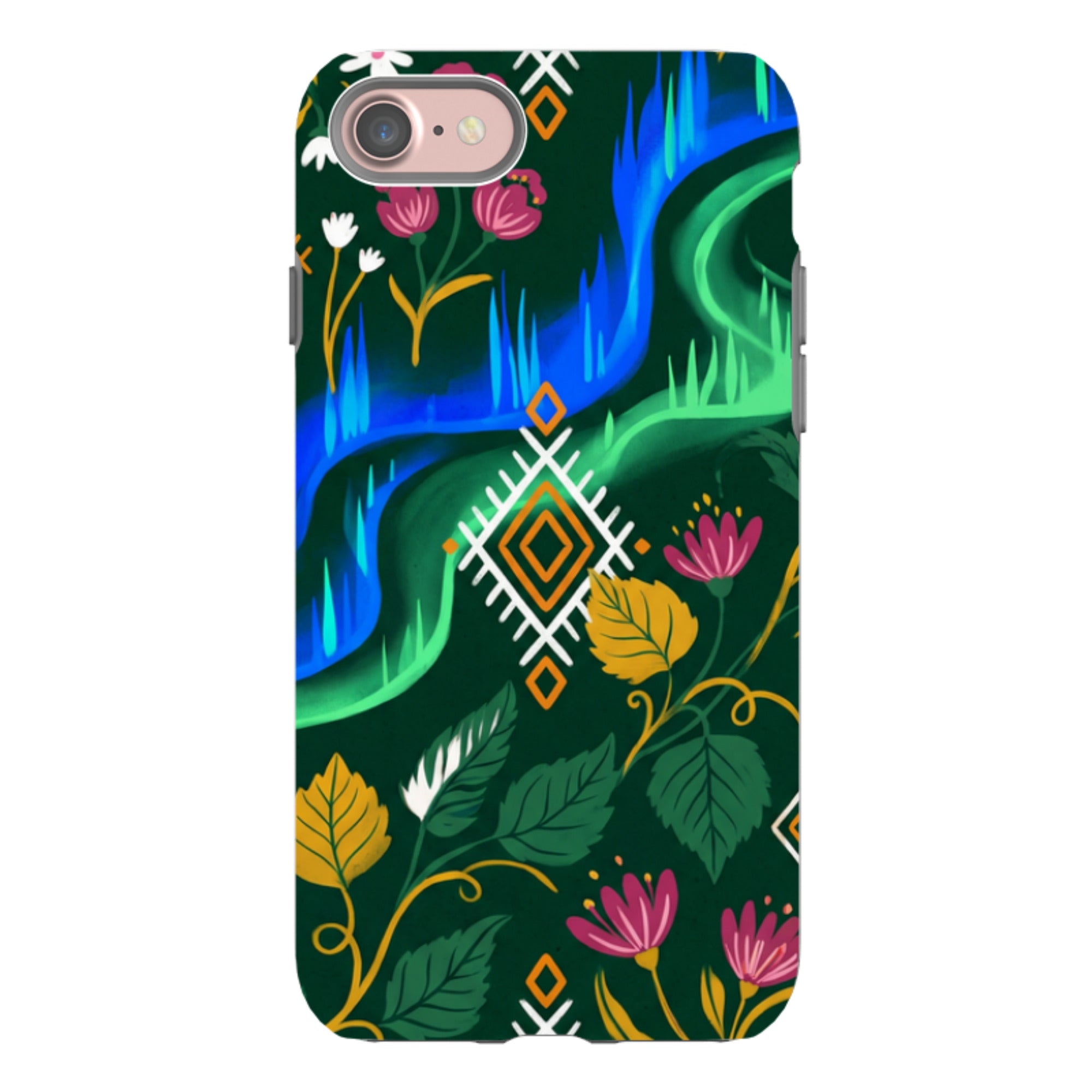 Aurora Birch Bloom by Aino Kallio — Apple iPhone Tough Case — Finnaij