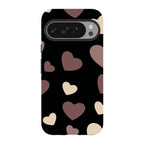 White & Black Hearts — Google Tough Case — Finnaij