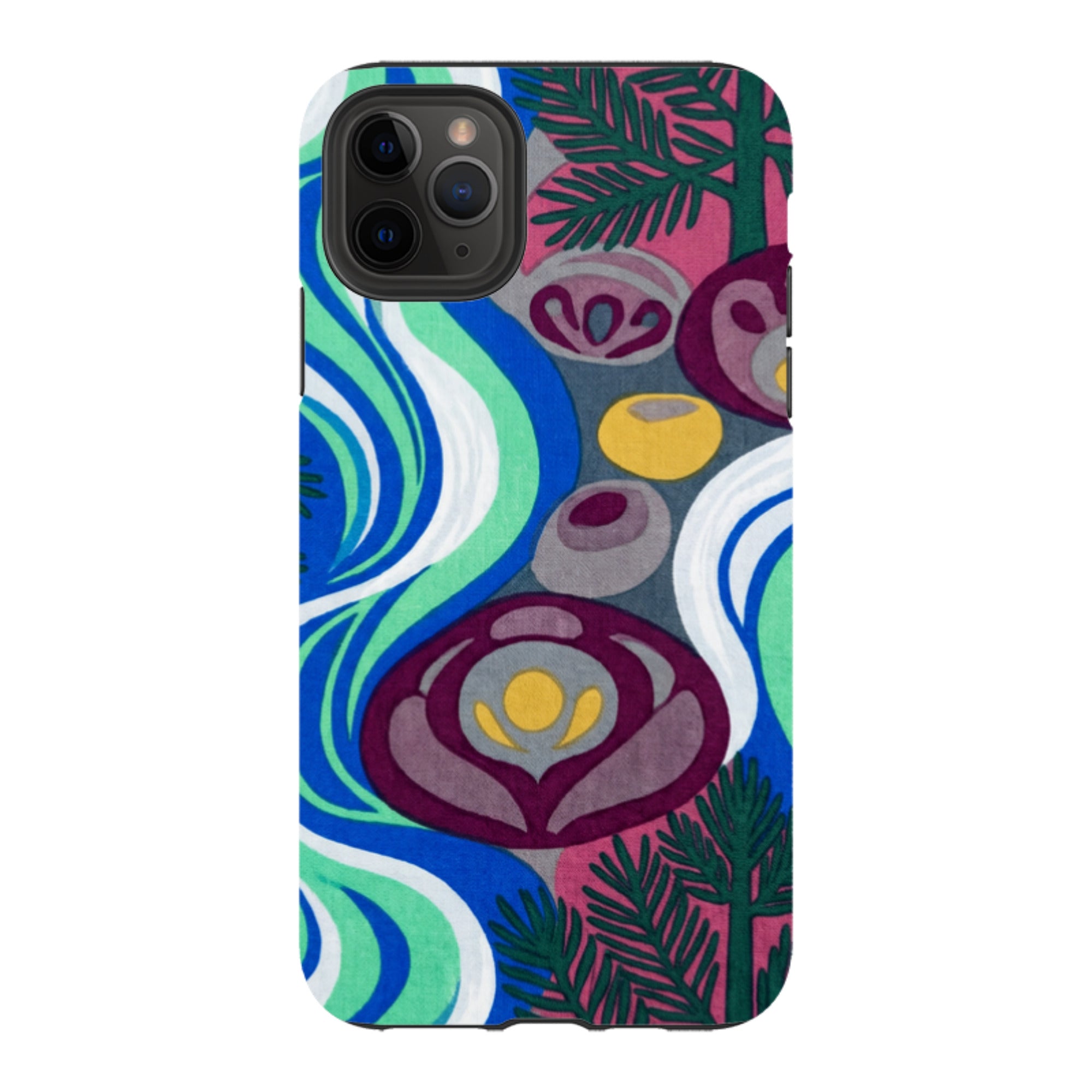Sauna Bloom Motif by Aino Kallio - iPhone Tough Case