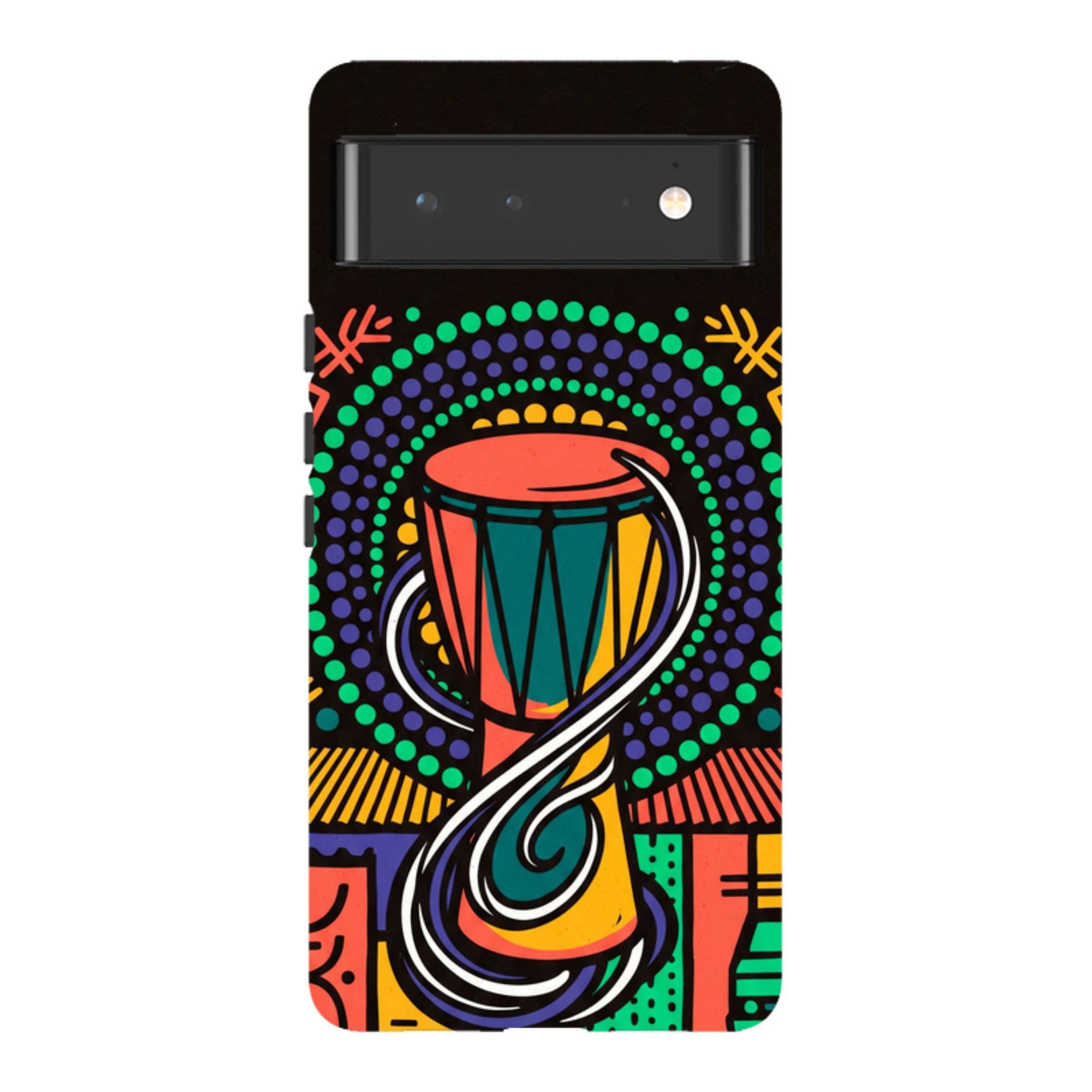 Talking Drum Halo by Ada Okoye — Tough Case for Google Pixel — Finnaij