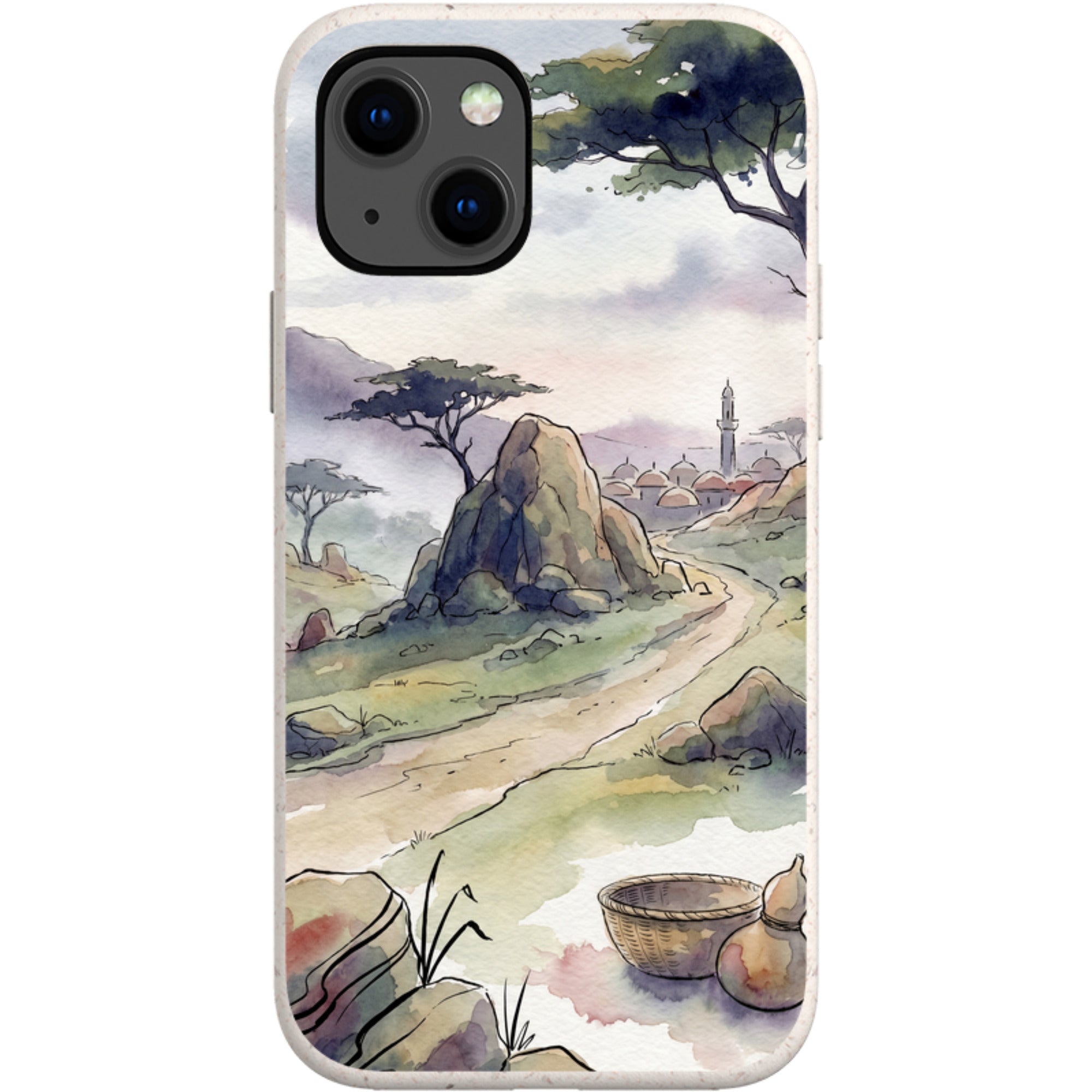 Jos Plateau Cool Light by Tobi Akinyemi — iPhone 13 iPhone Bio-degradable Case — Finnaij