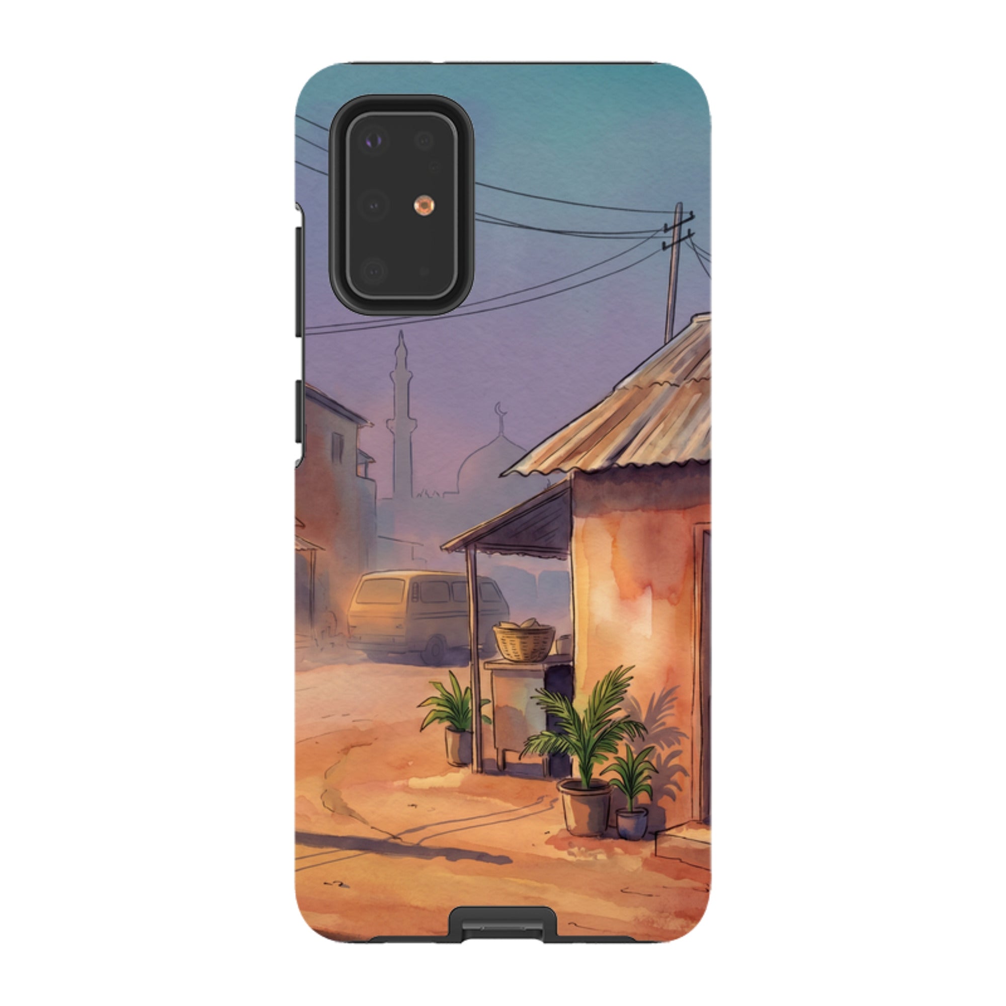 City Edge Quiet Street by Tobi Akinyemi - Samsung Tough Case