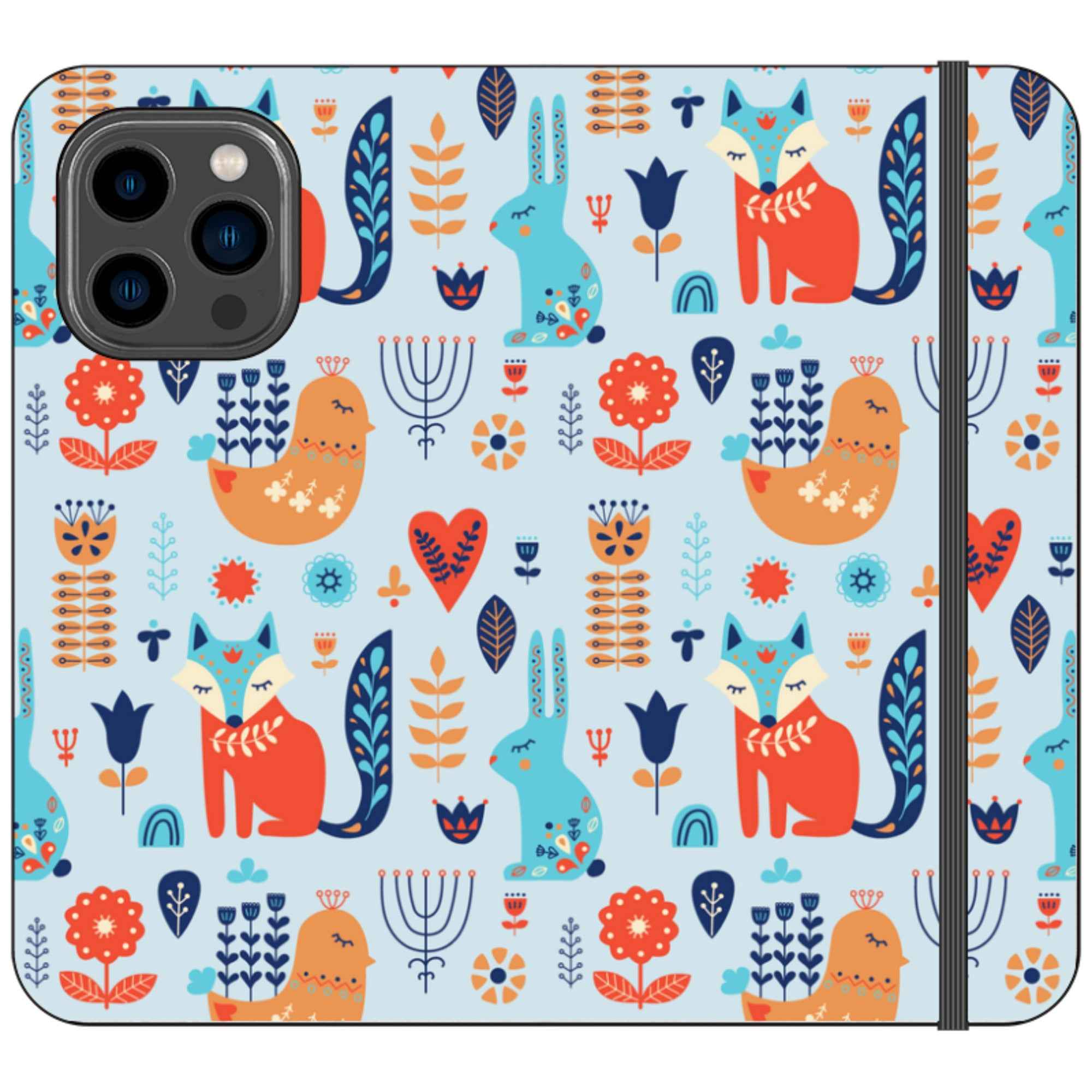 Nordic Ornament — iPhone 14 Pro Max Wallet Case — Finnaij
