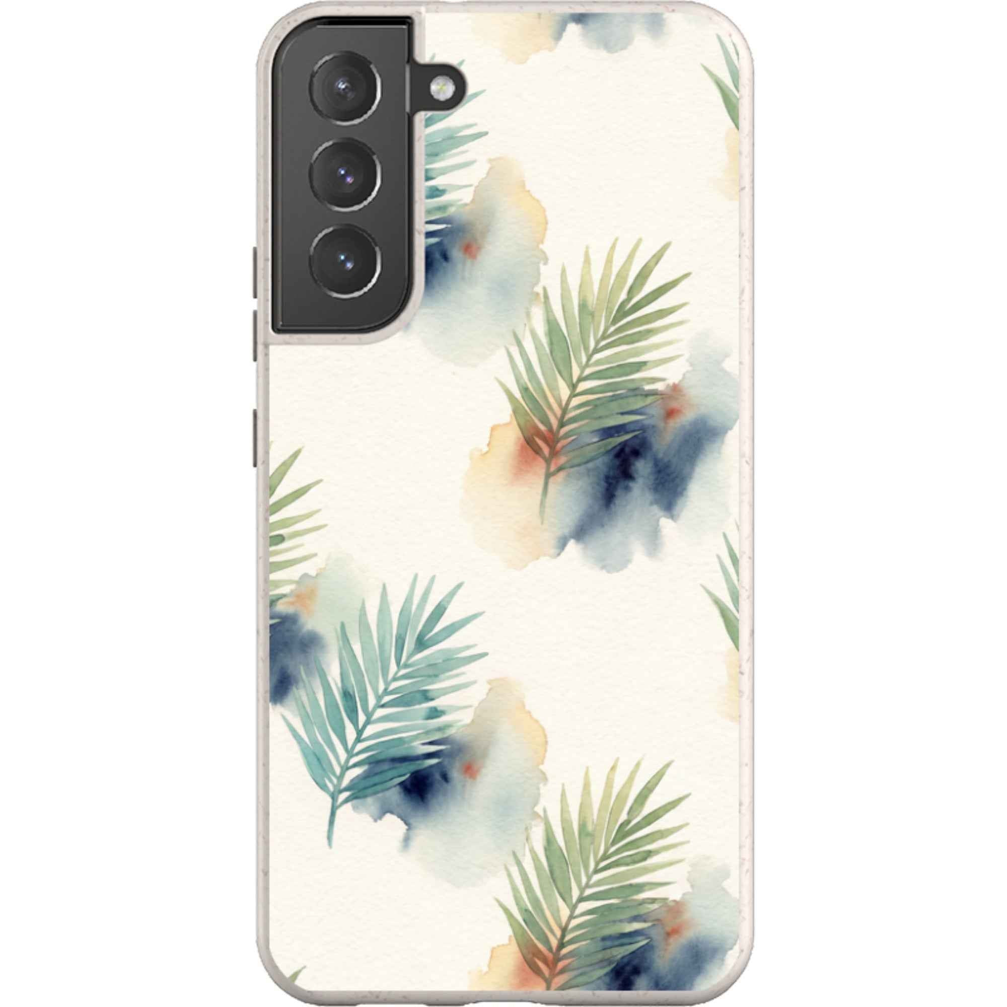Palm Frond Breeze Pattern by Tobi Akinyemi - Samsung Galaxy Bio-degradable Case