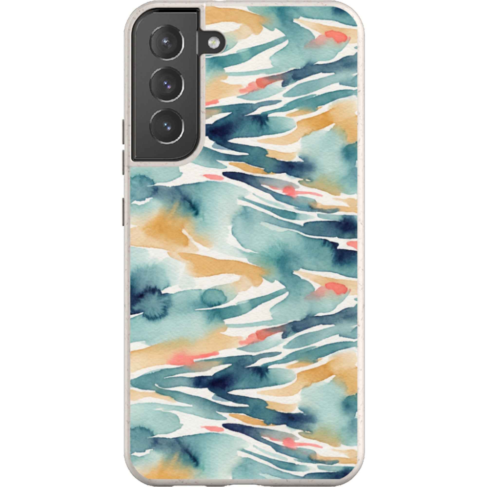River Reflection Pattern Crop by Tobi Akinyemi - Samsung Galaxy Bio-degradable Case