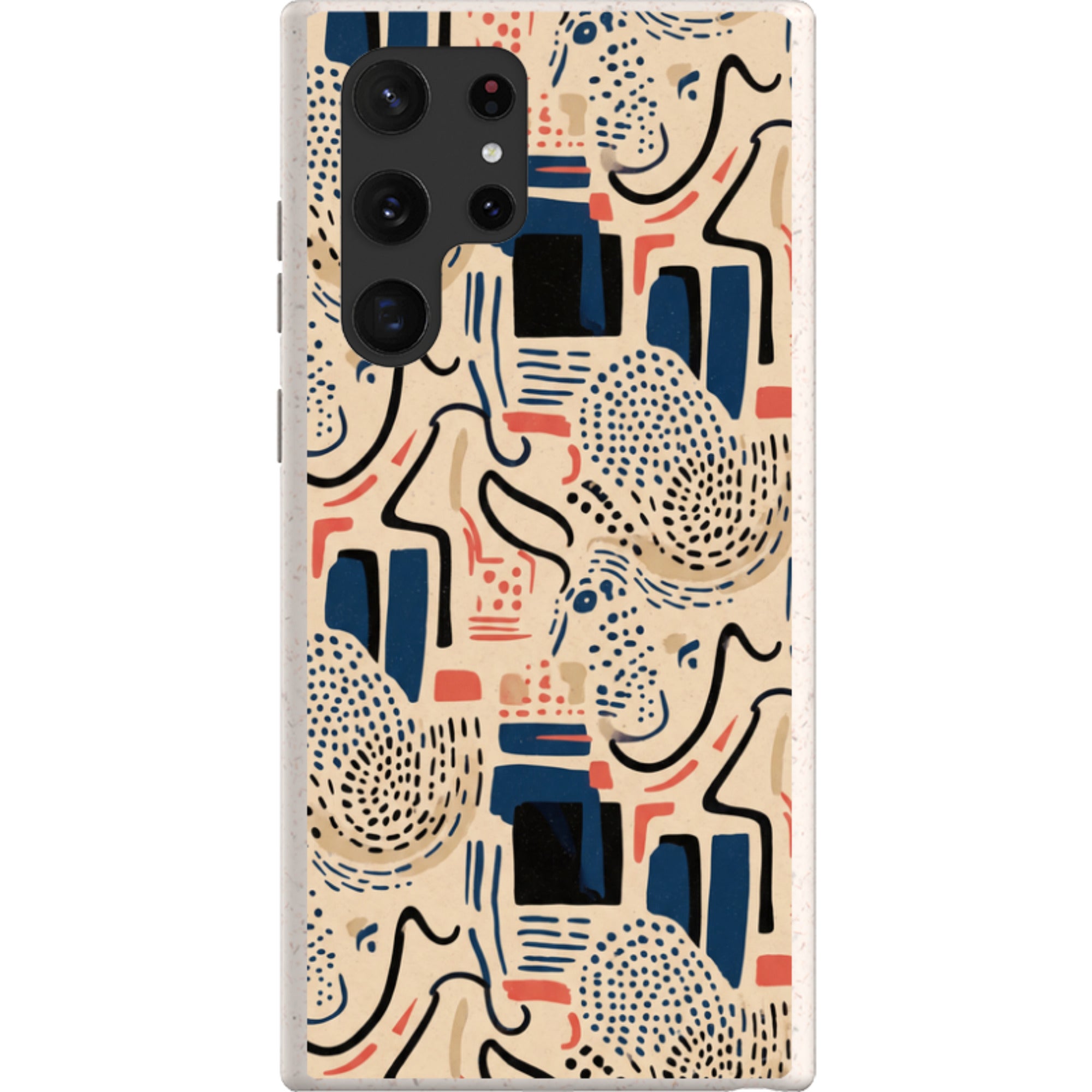 Sandstone Adire by Ada Okoye — Galaxy Bio-degradable Case for Samsung Galaxy — Finnaij