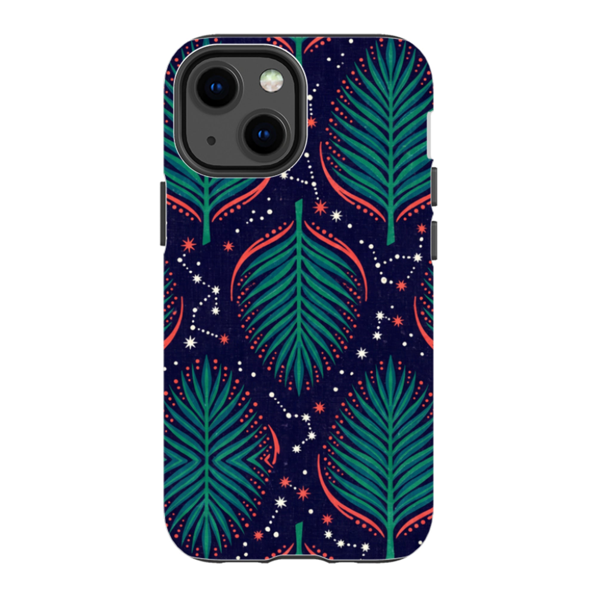 Palm Frond Constellations by Ada Okoye - iPhone Tough Case
