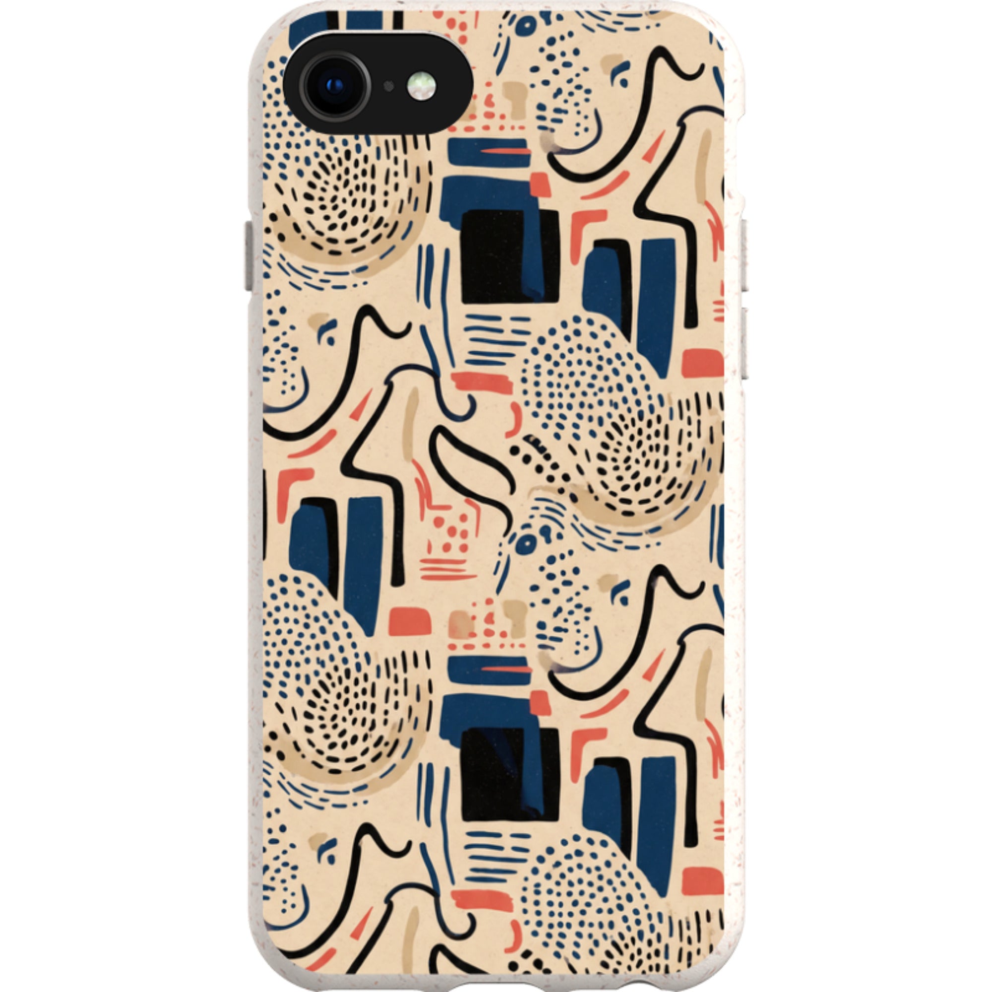 Sandstone Adire by Ada Okoye — iPhone SE3 iPhone Bio-degradable Case — Finnaij