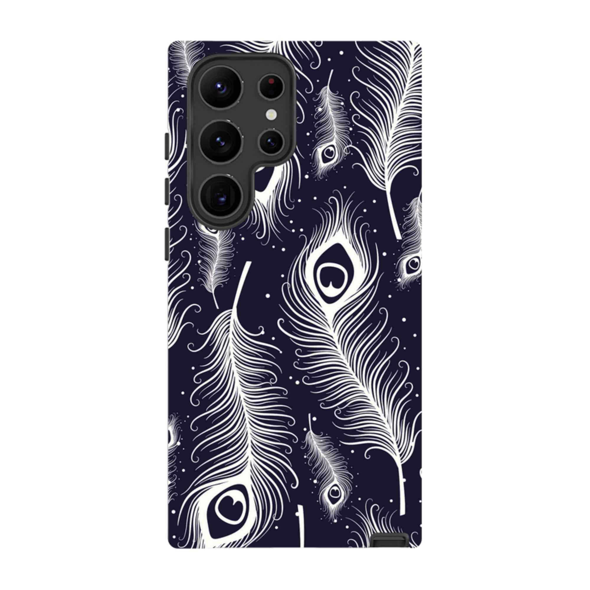 Feathers in Bloom — Samsung Galaxy Tough Case — Finnaij