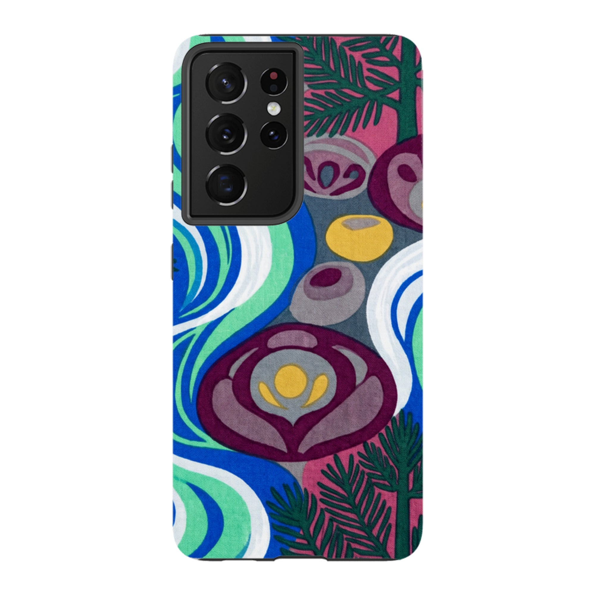 Sauna Bloom Motif by Aino Kallio — Samsung Galaxy Tough Case — Finnaij