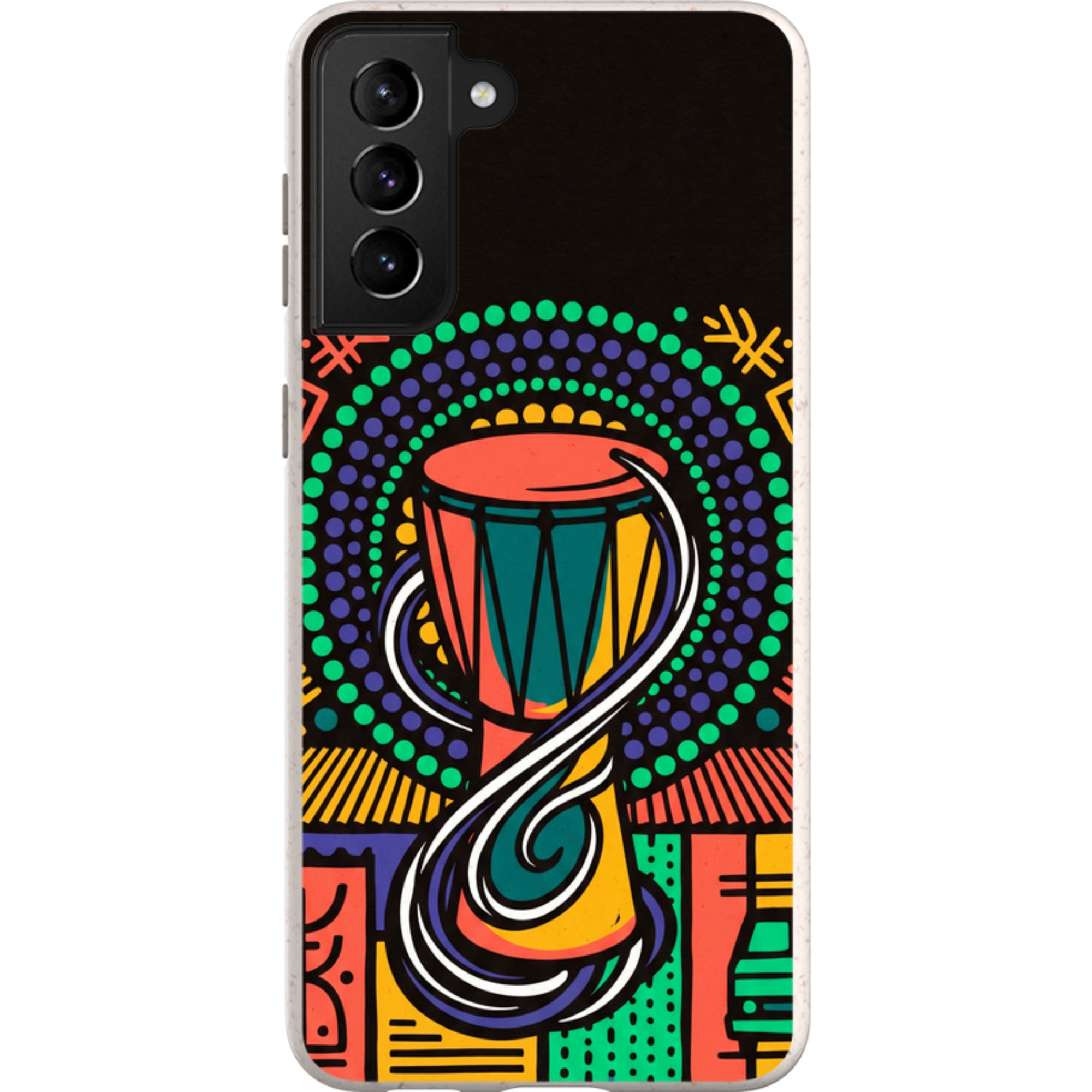 Talking Drum Halo by Ada Okoye — Galaxy Bio-degradable Case for Samsung Galaxy — Finnaij