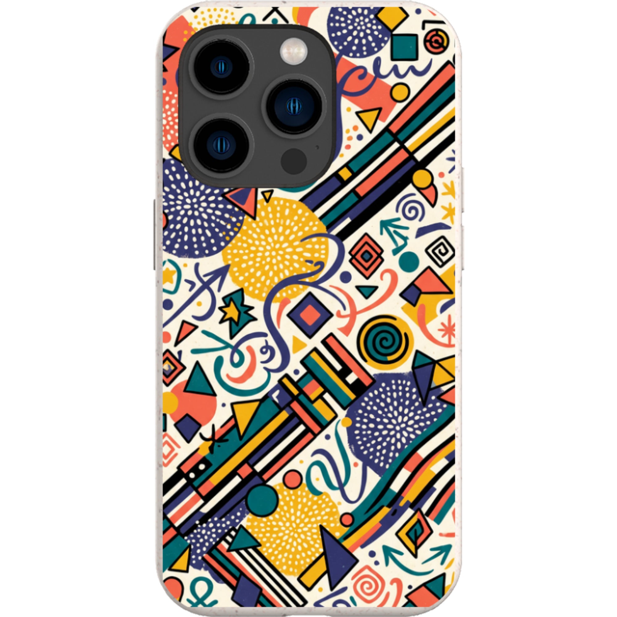Festival Confetti (Daylight) by Ada Okoye — iPhone 14 Pro iPhone Bio-degradable Case — Finnaij
