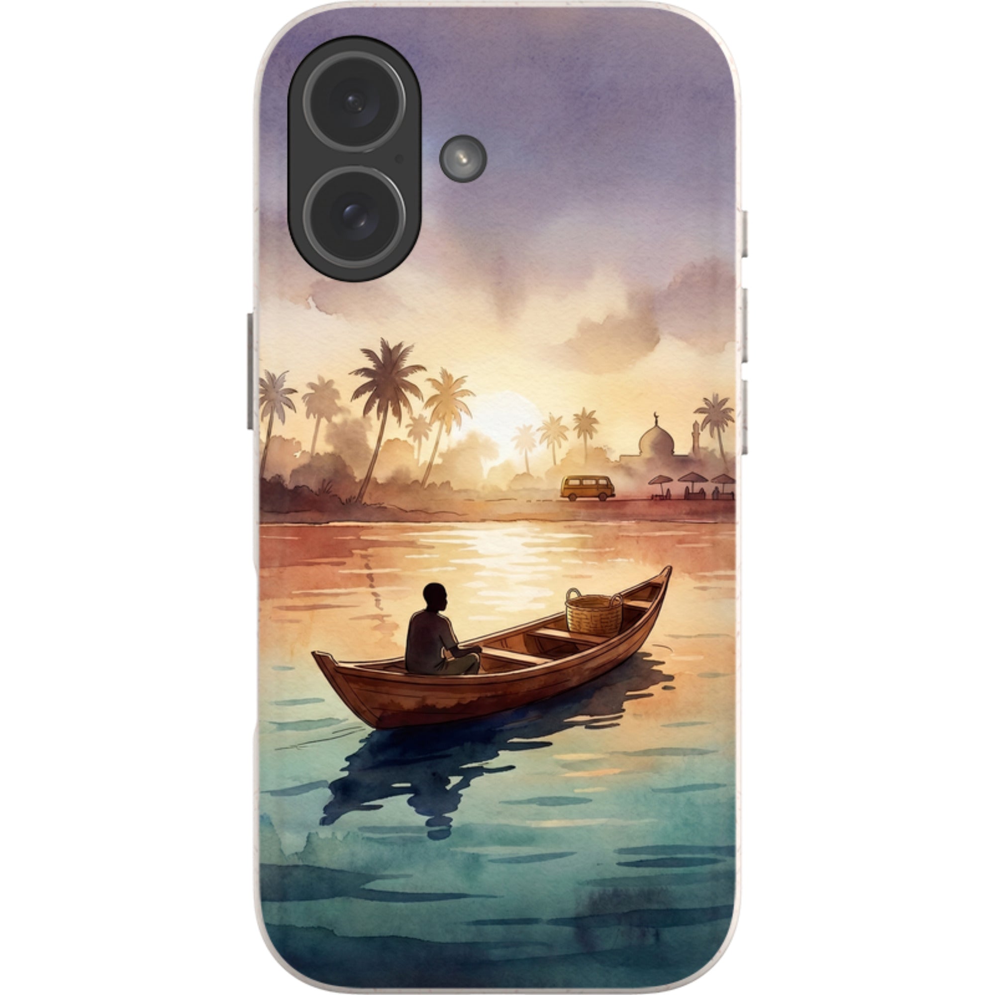 Lagoon Morning by Tobi Akinyemi — iPhone 17 iPhone Bio-degradable Case — Finnaij