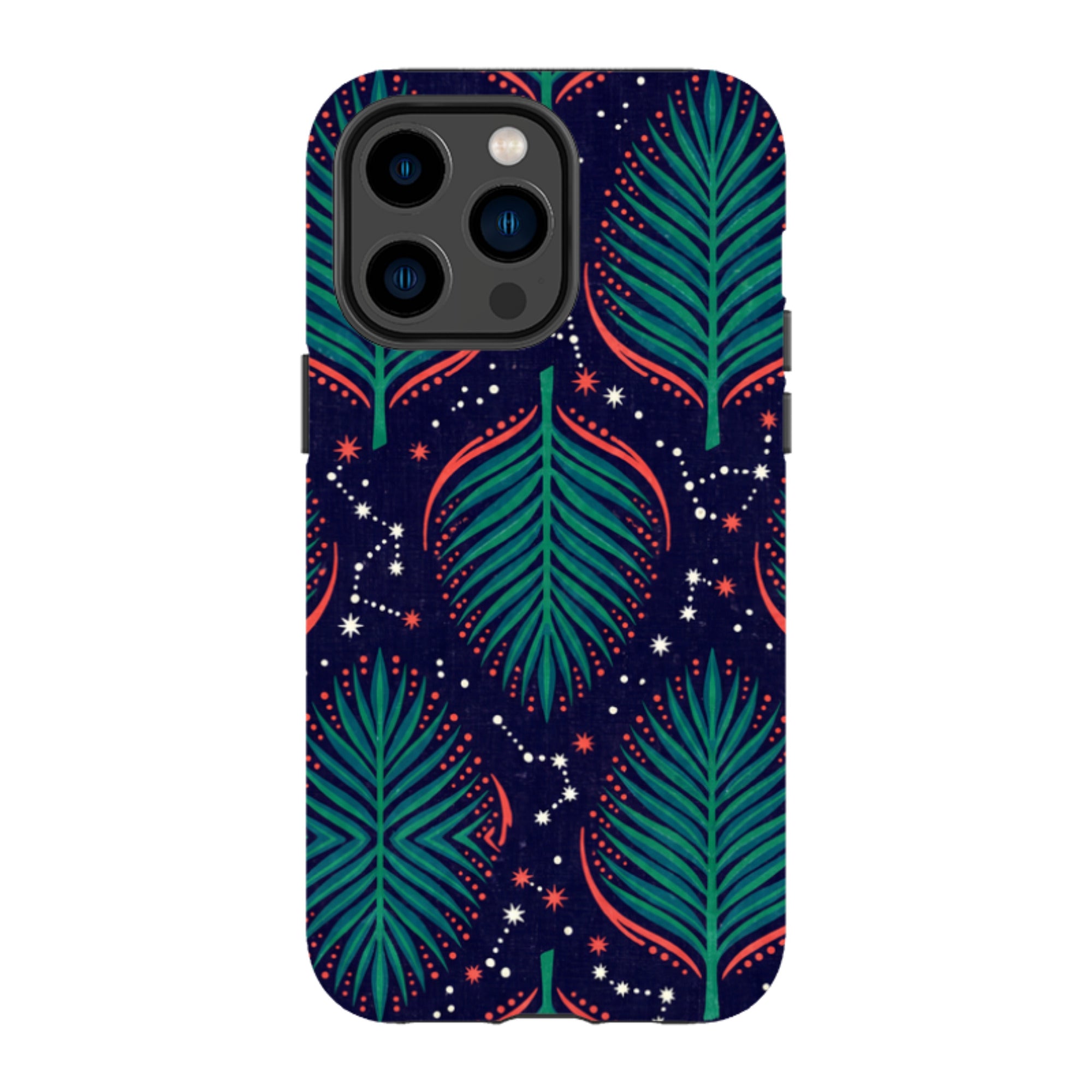 Palm Frond Constellations by Ada Okoye - iPhone Tough Case