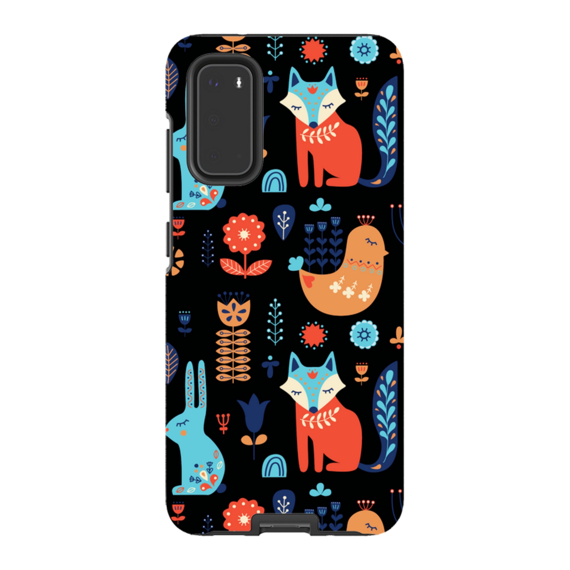 Nordic Ornament Black - Samsung Tough Case