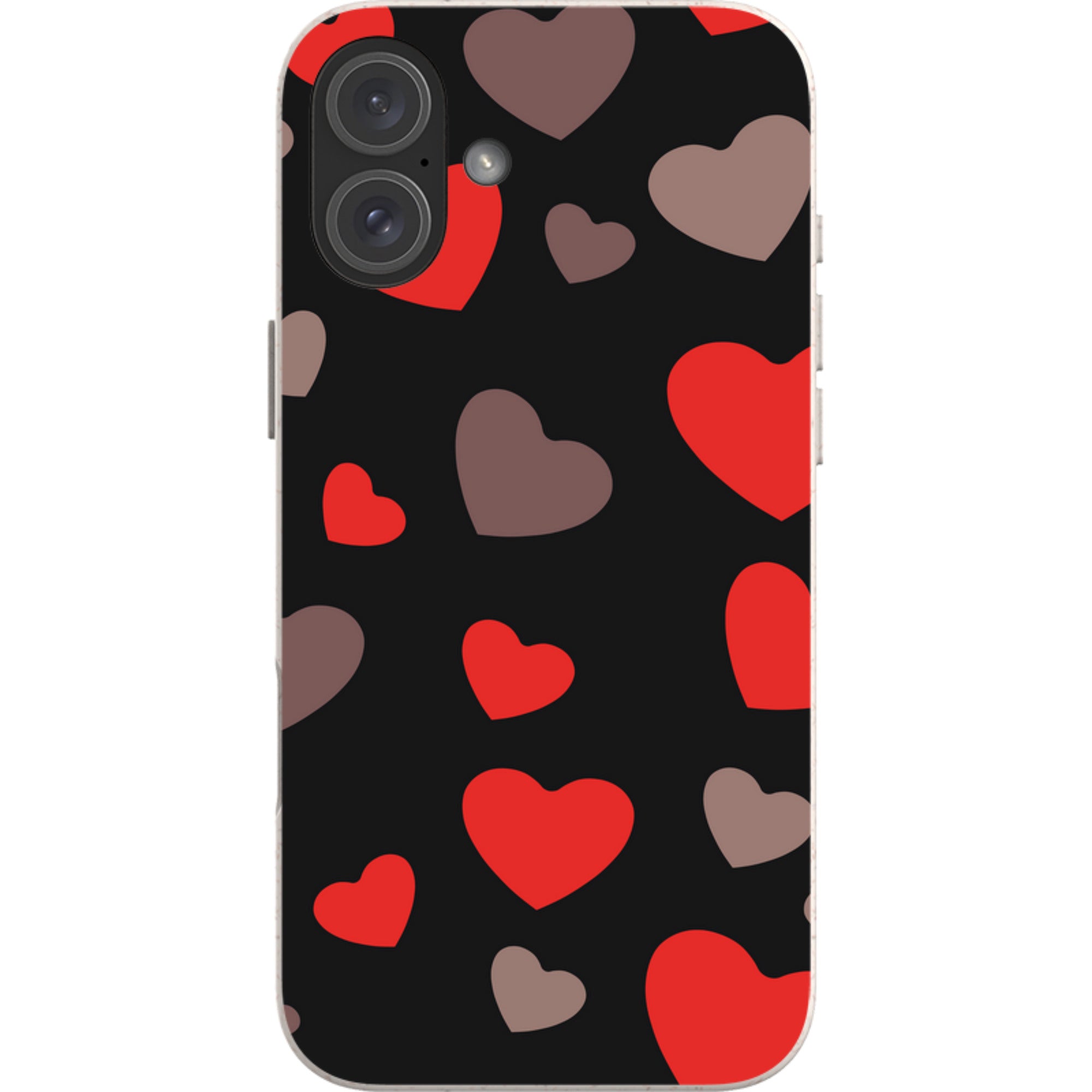 Red Hearts — iPhone 16 Plus iPhone Bio-degradable Case — Finnaij