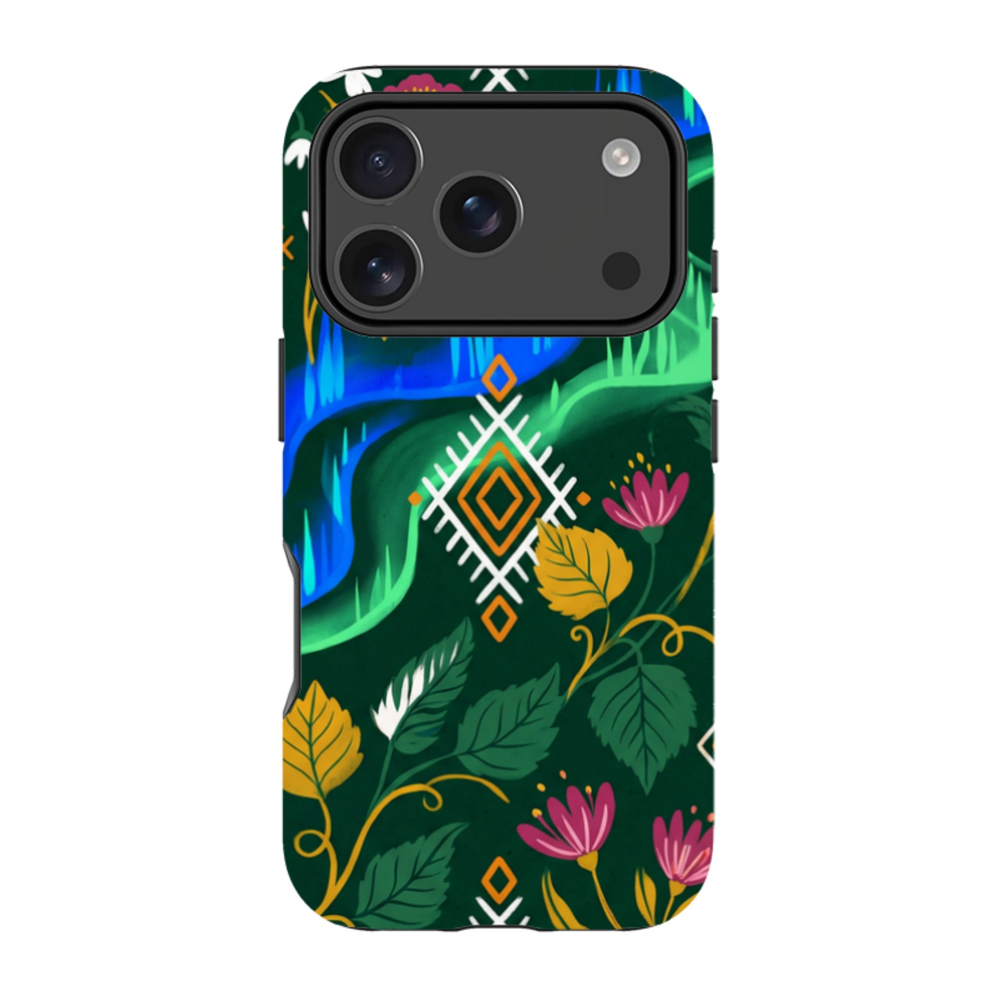 Aurora Birch Bloom by Aino Kallio — iPhone 17 Pro Magsafe Tough Case — Finnaij