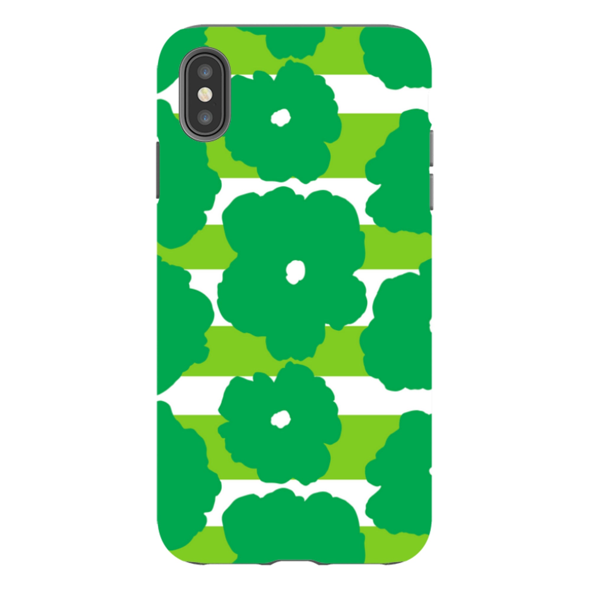 Bold Floral Green - iPhone Tough Case