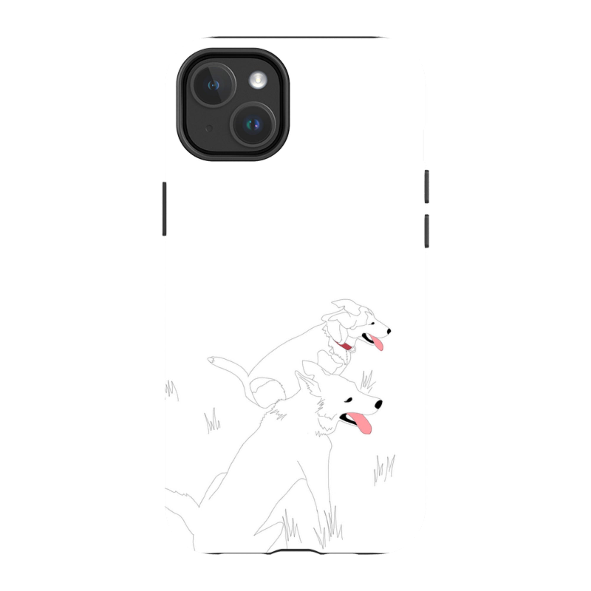 Sunny and Kit Kat by Keagan Haight — iPhone 14 Plus Magsafe Tough Case — Finnaij