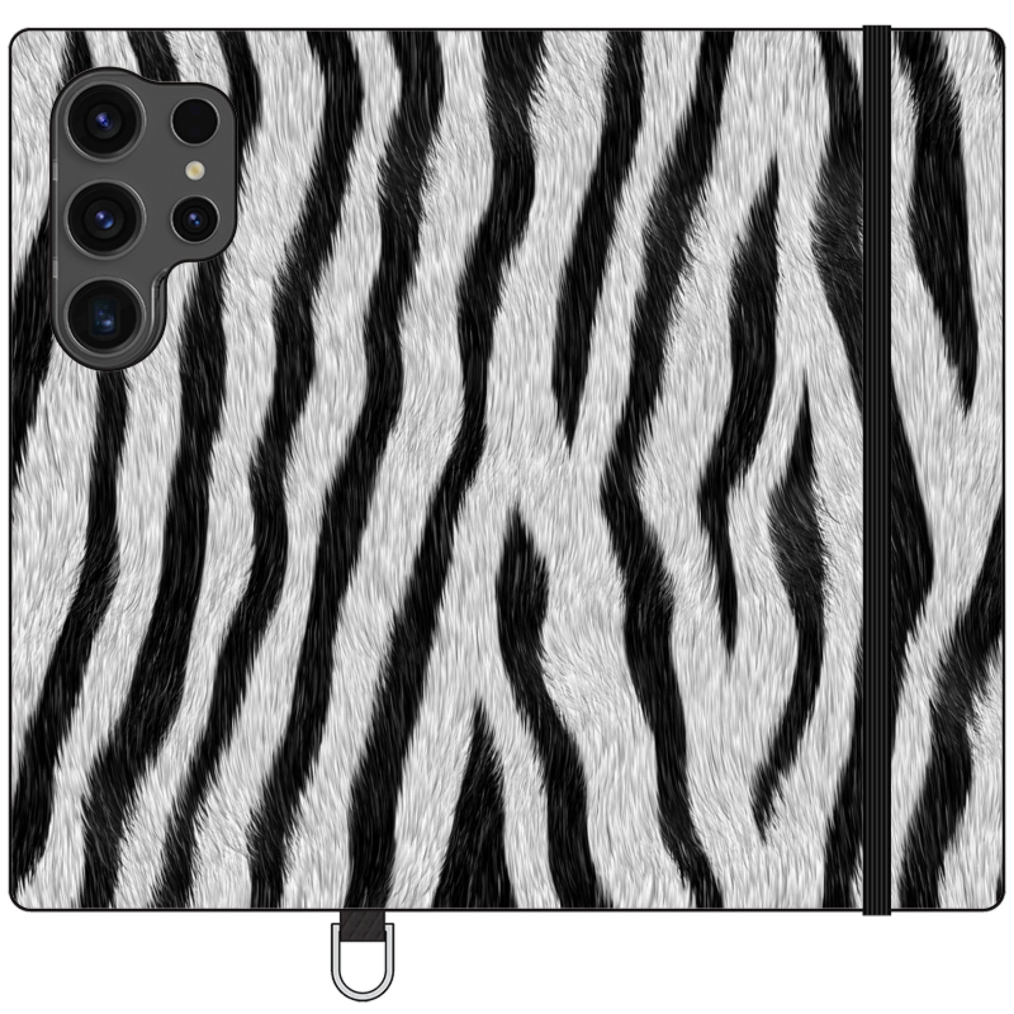 Zebra Groove — Folio Wallet Case — Finnaij