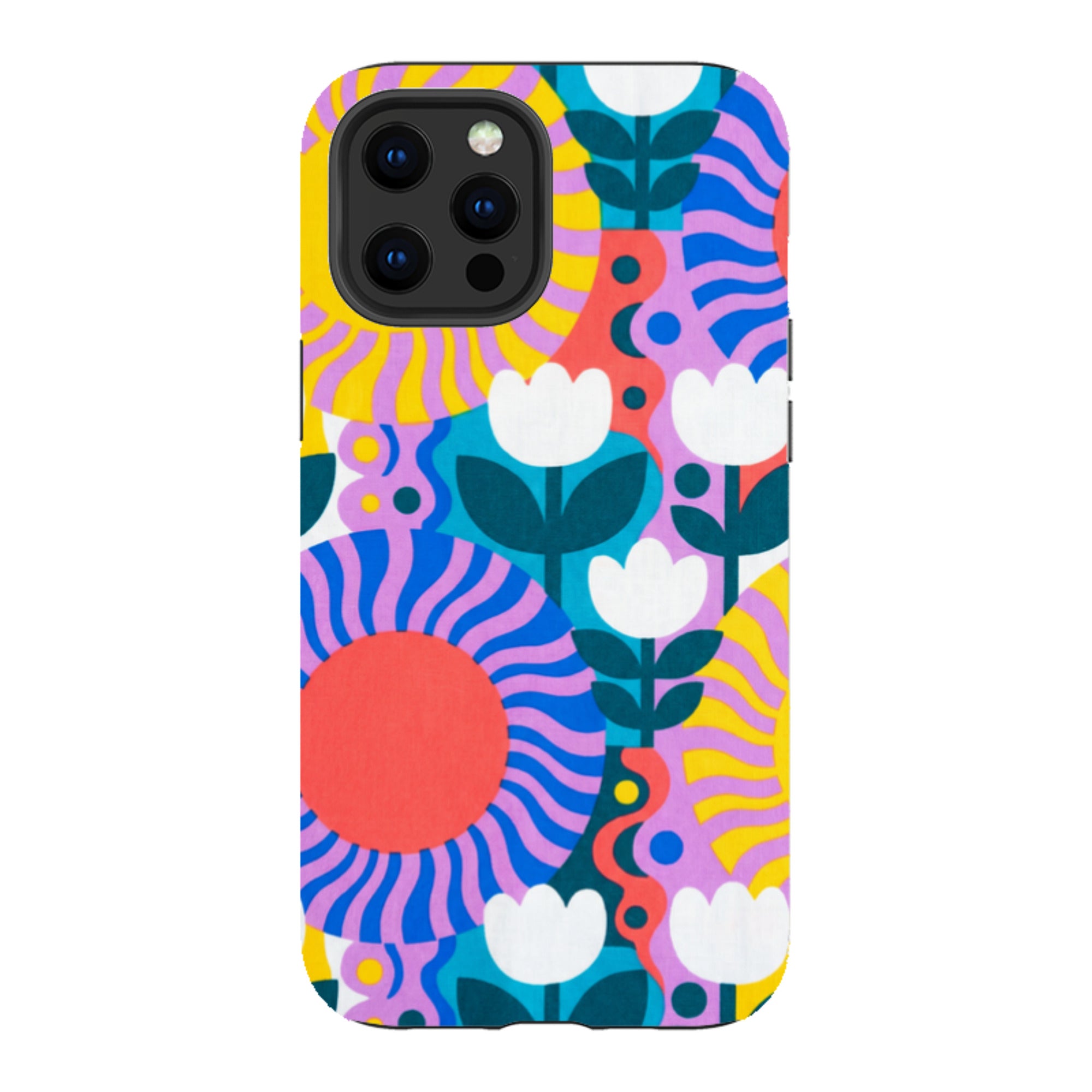 Midnight Sun Mod Bloom by Salla Niemi - iPhone Tough Case