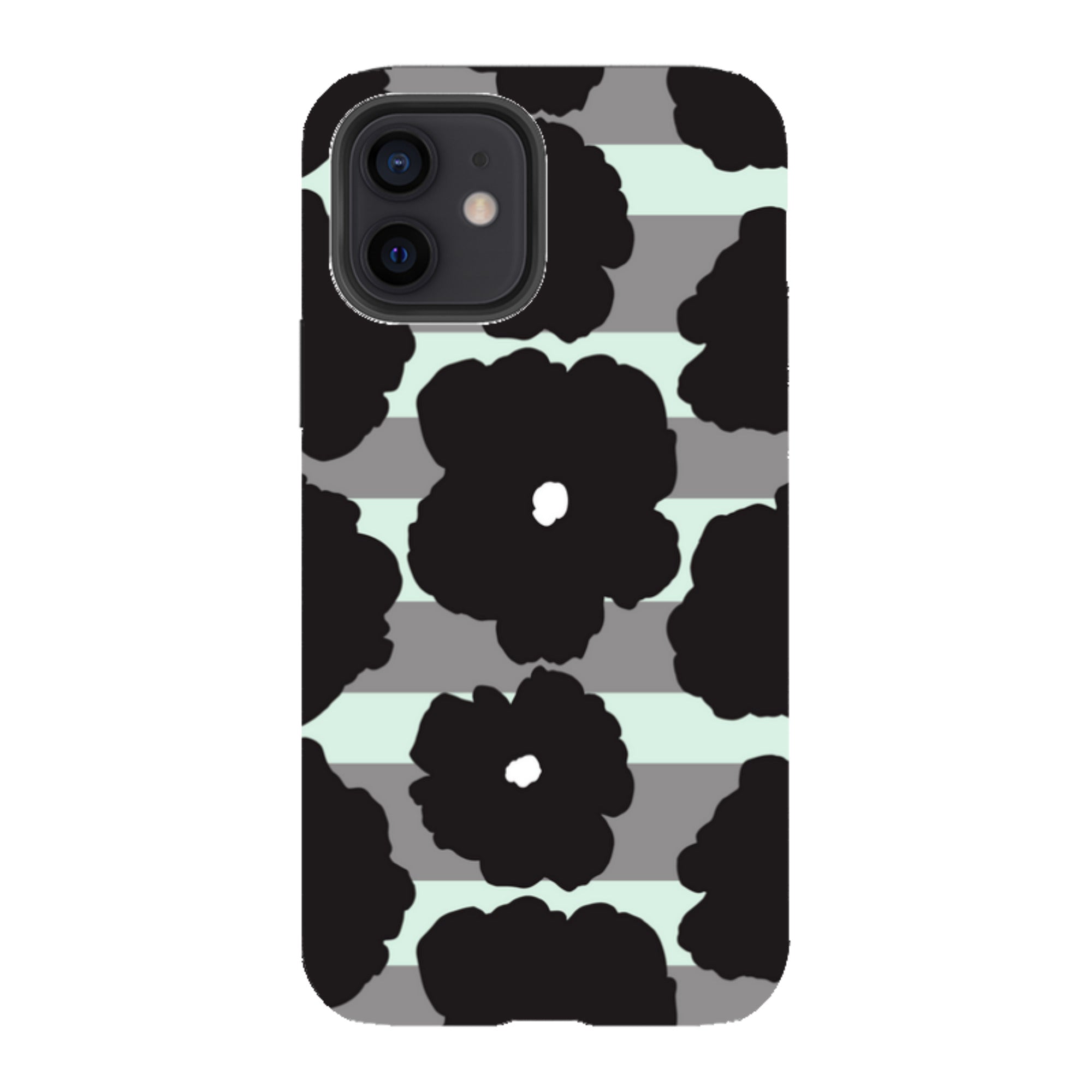 Bold Floral Black - iPhone Tough Case