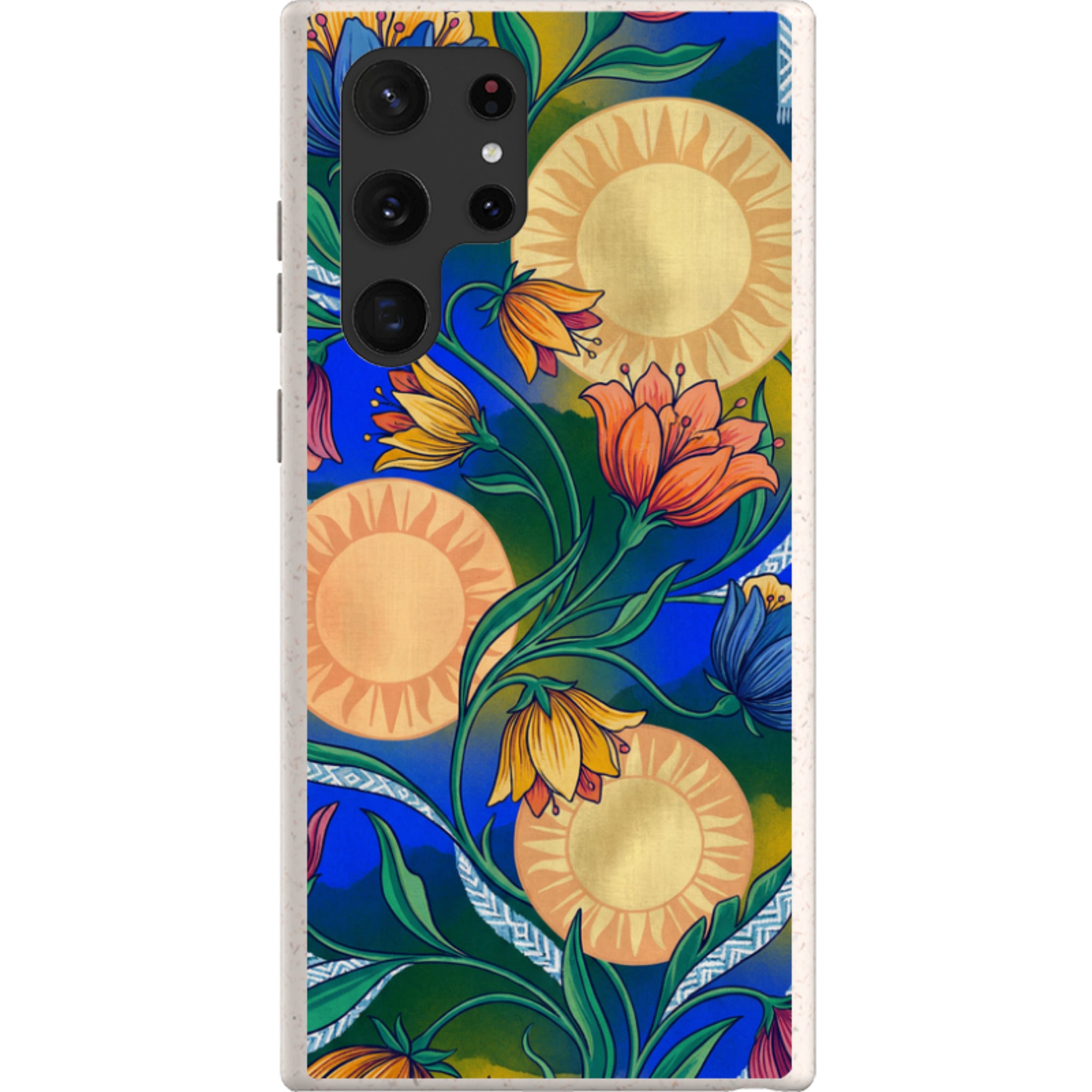 Midnight Sun Garden by Aino Kallio - Samsung Galaxy Bio-degradable Case