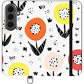 Botanical Doodle — Apple Folio Wallet Phone Case — Finnaij
