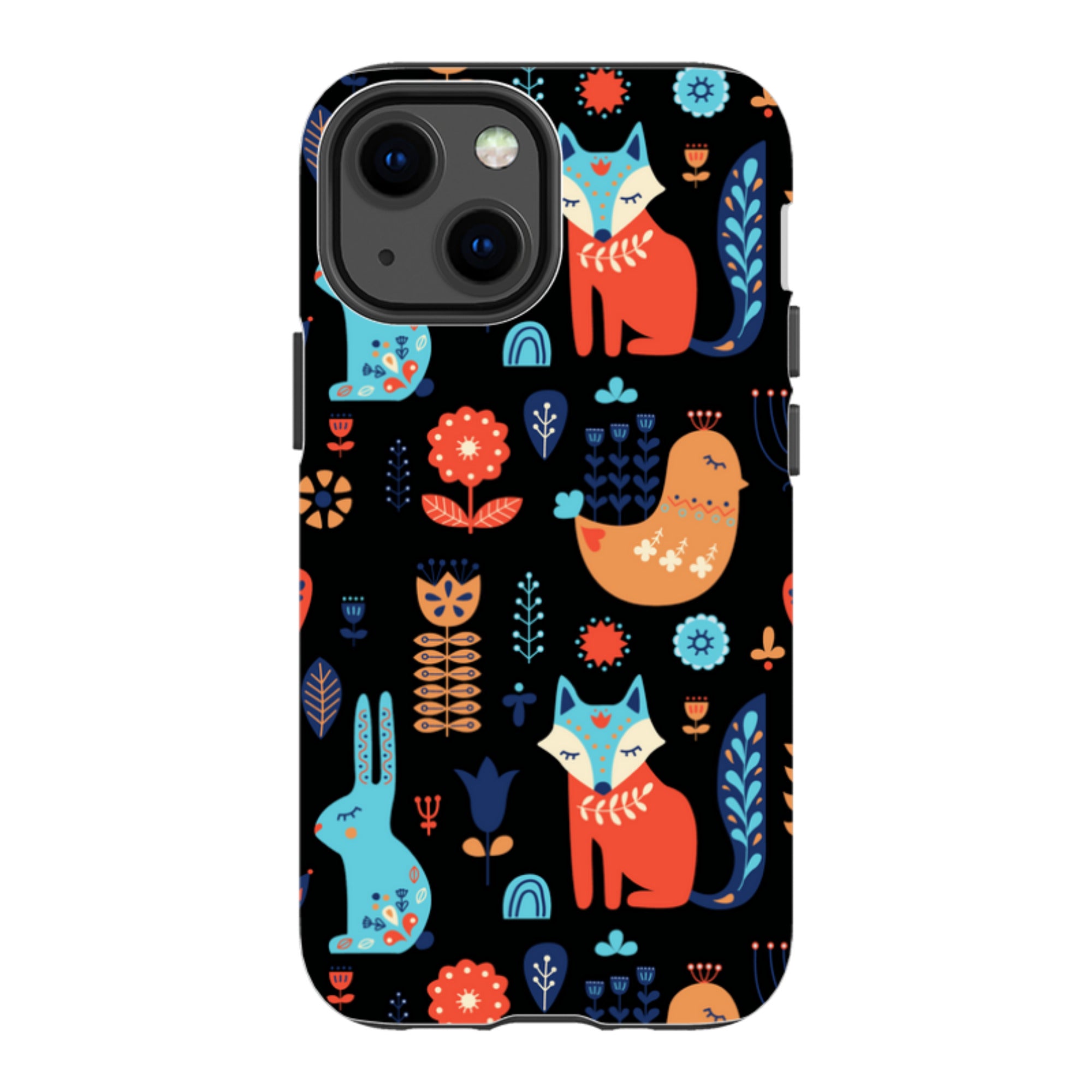 Nordic Ornament Black — Apple iPhone Tough Case — Finnaij