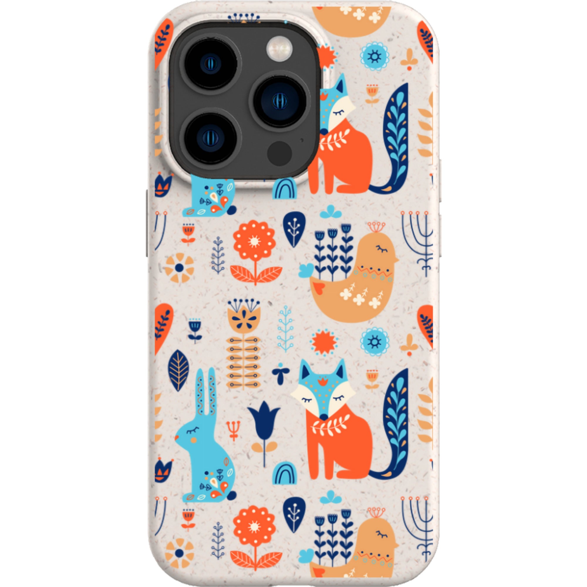 Nordic Ornament Natural — iPhone 14 Pro iPhone Bio-degradable Case — Finnaij
