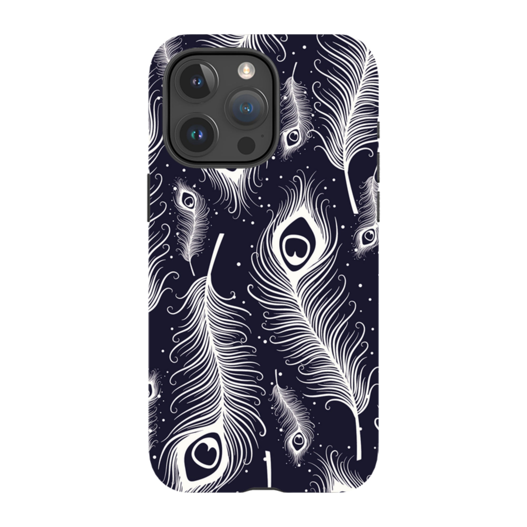 Feathers in Bloom — Apple iPhone Tough Case — Finnaij