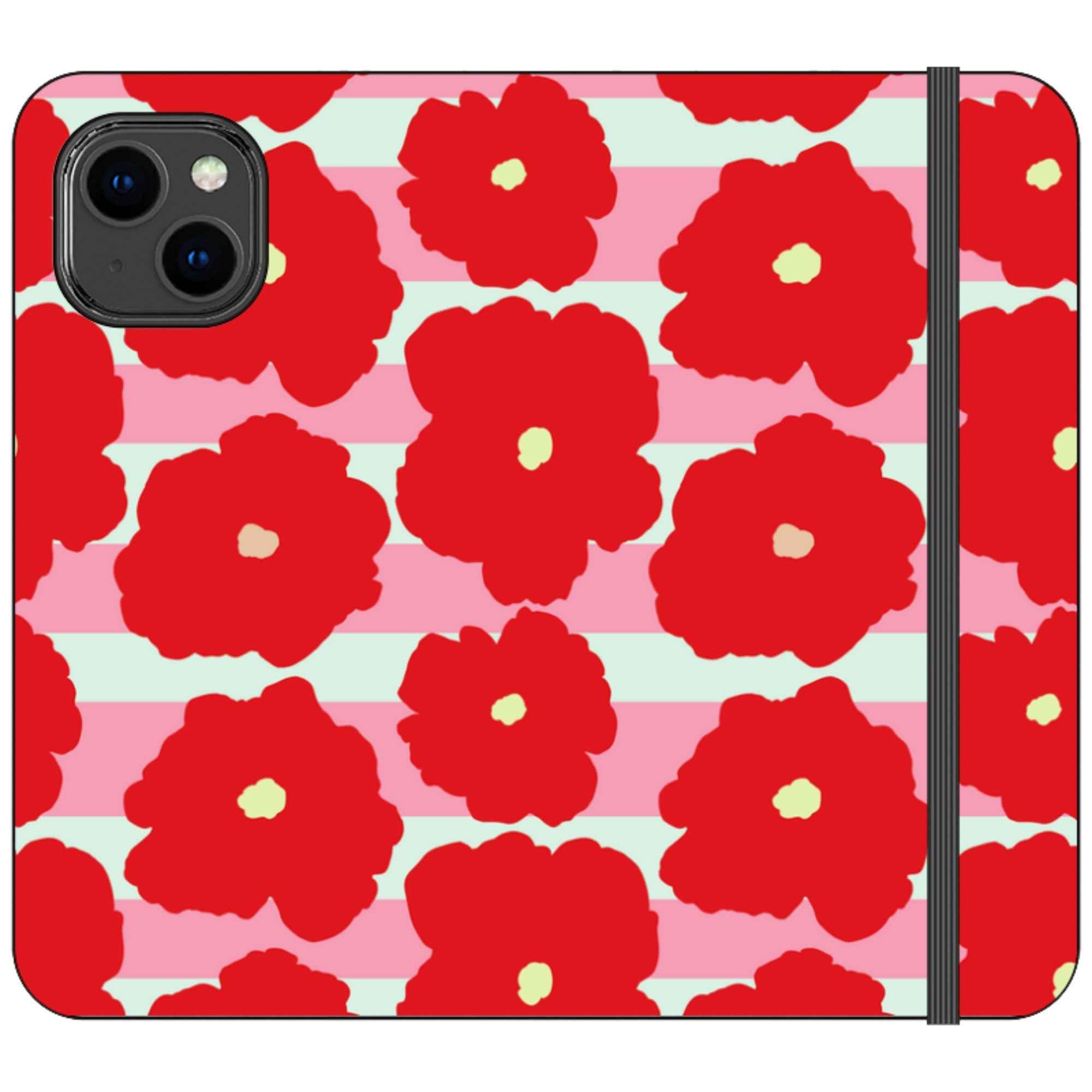 Bold Floral — iPhone 14 Wallet Case — Finnaij