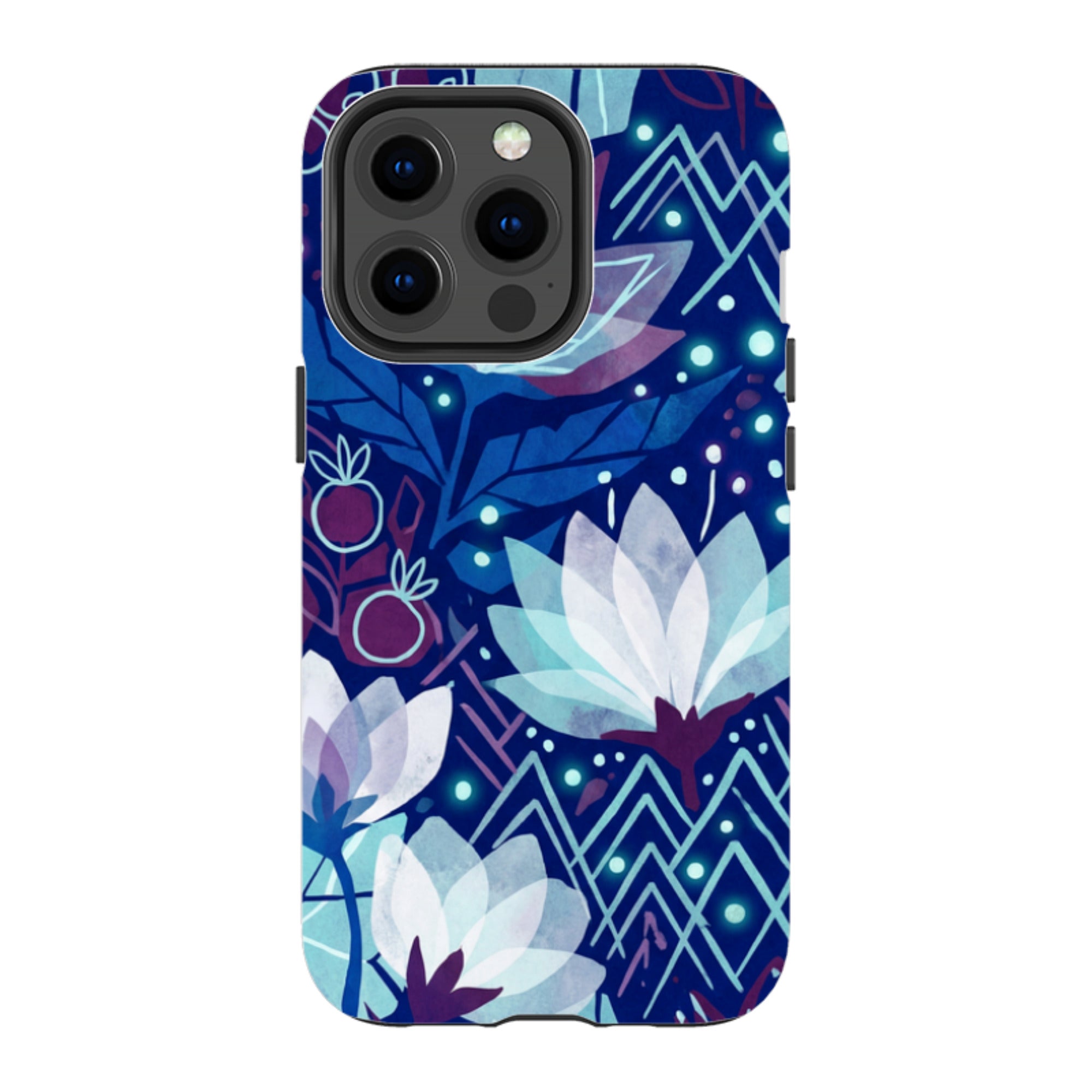 Frozen Lake Petals by Aino Kallio - iPhone Tough Case