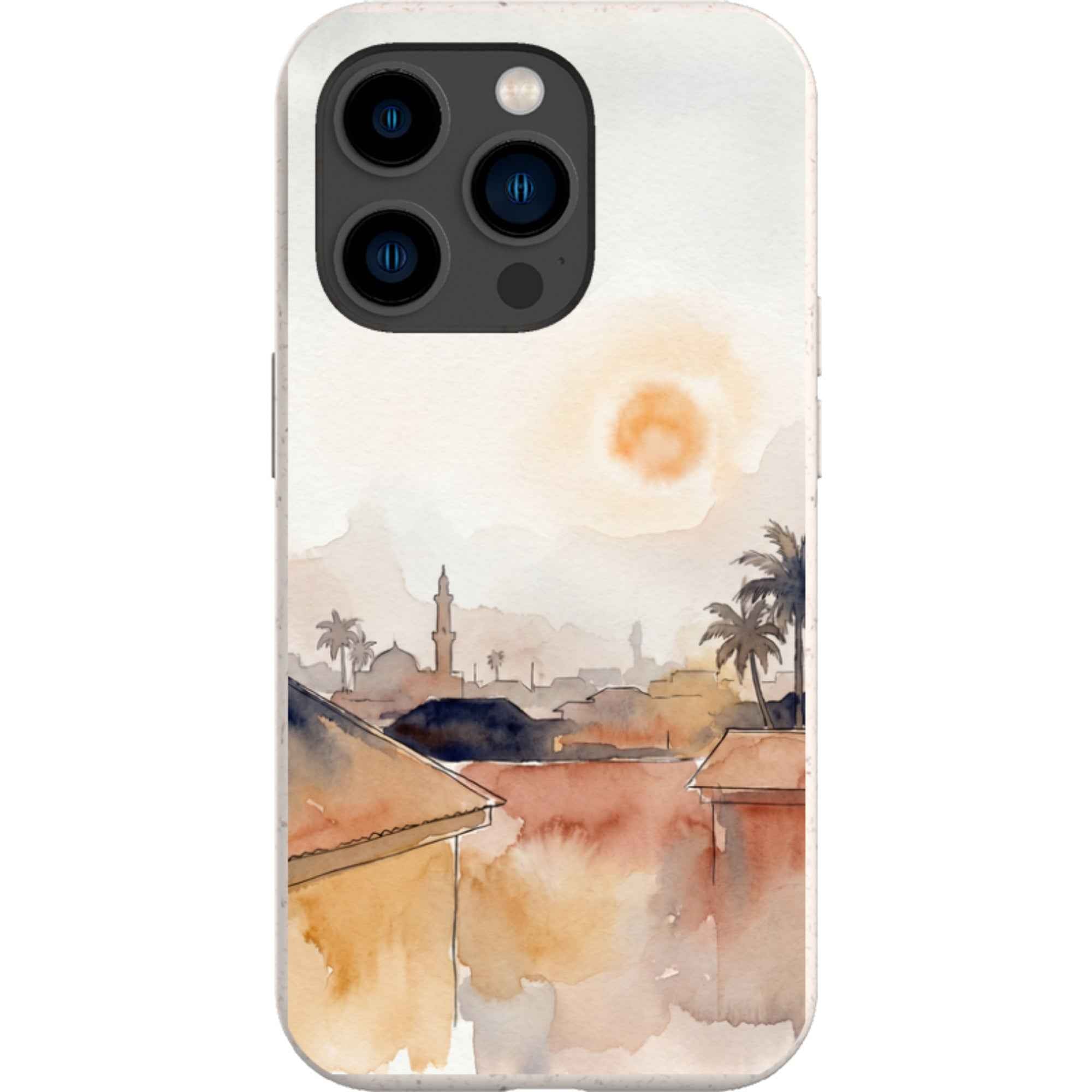 Harmattan Sky by Tobi Akinyemi — iPhone 14 Pro iPhone Bio-degradable Case — Finnaij