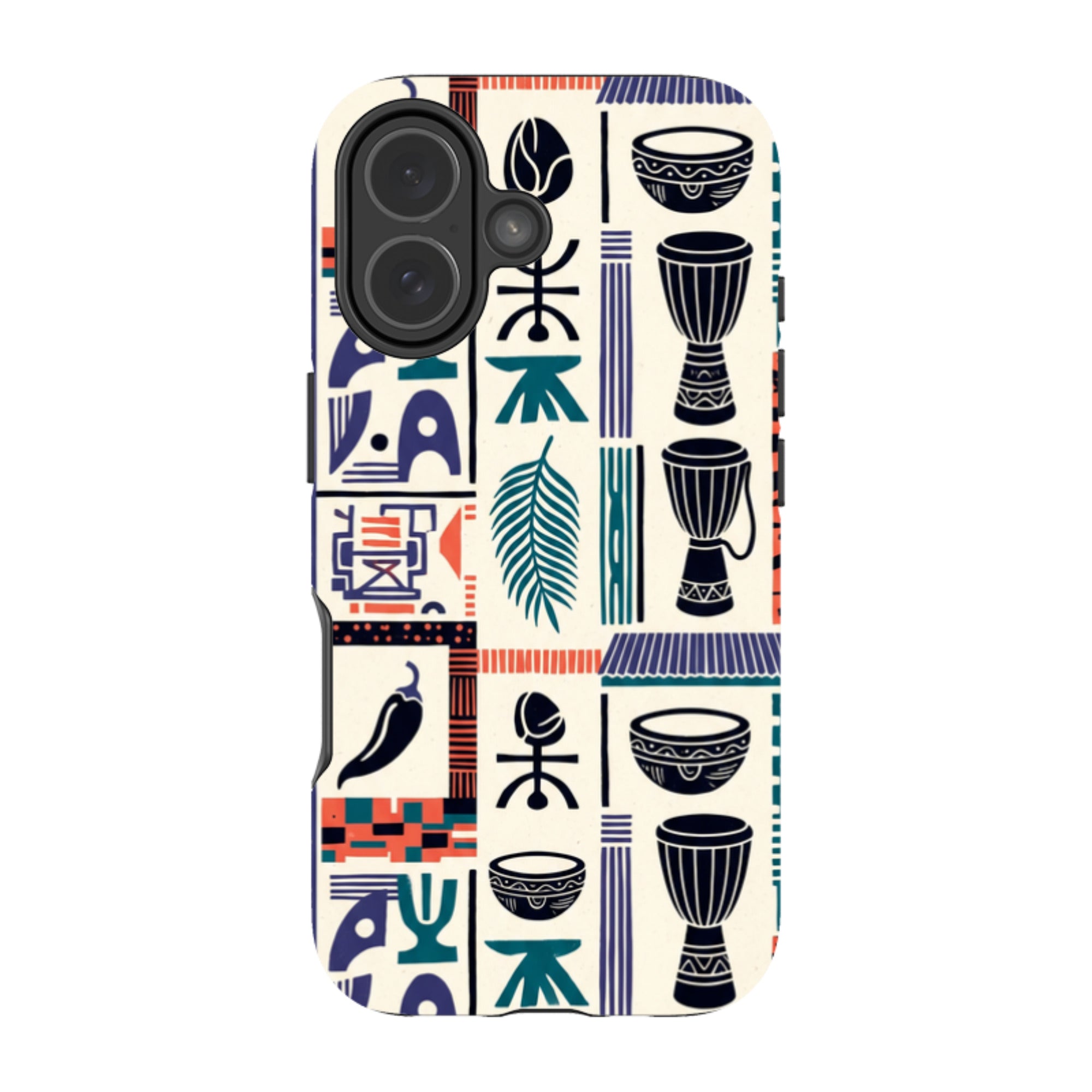 Market Day Icons by Ada Okoye — Tough Case for iPhone — Finnaij