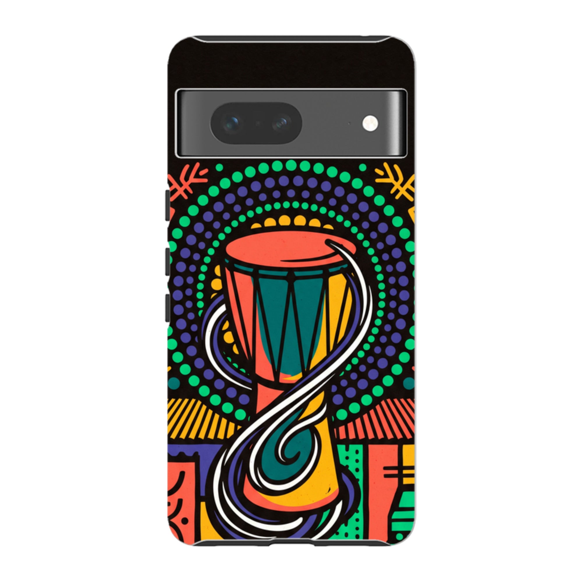 Talking Drum Halo by Ada Okoye — Tough Case for Google Pixel — Finnaij