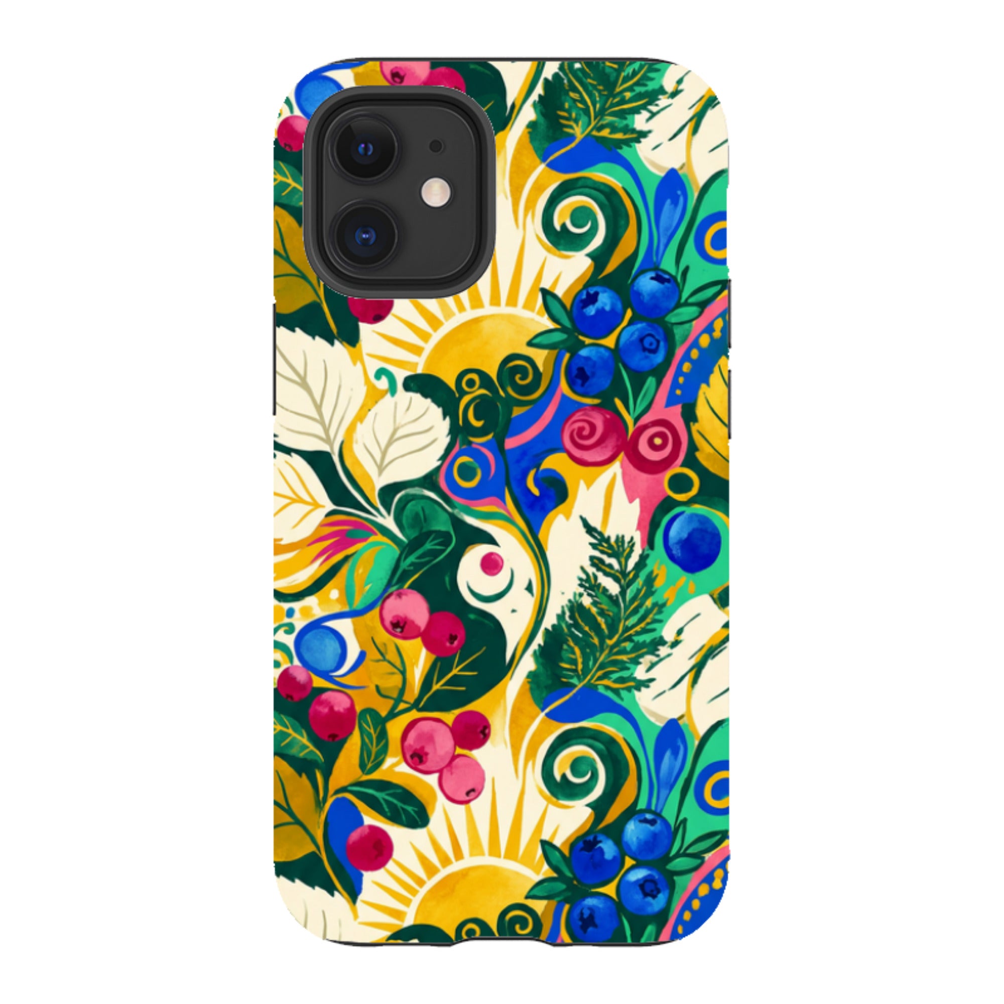Berry Meadow Glow by Aino Kallio - iPhone Tough Case