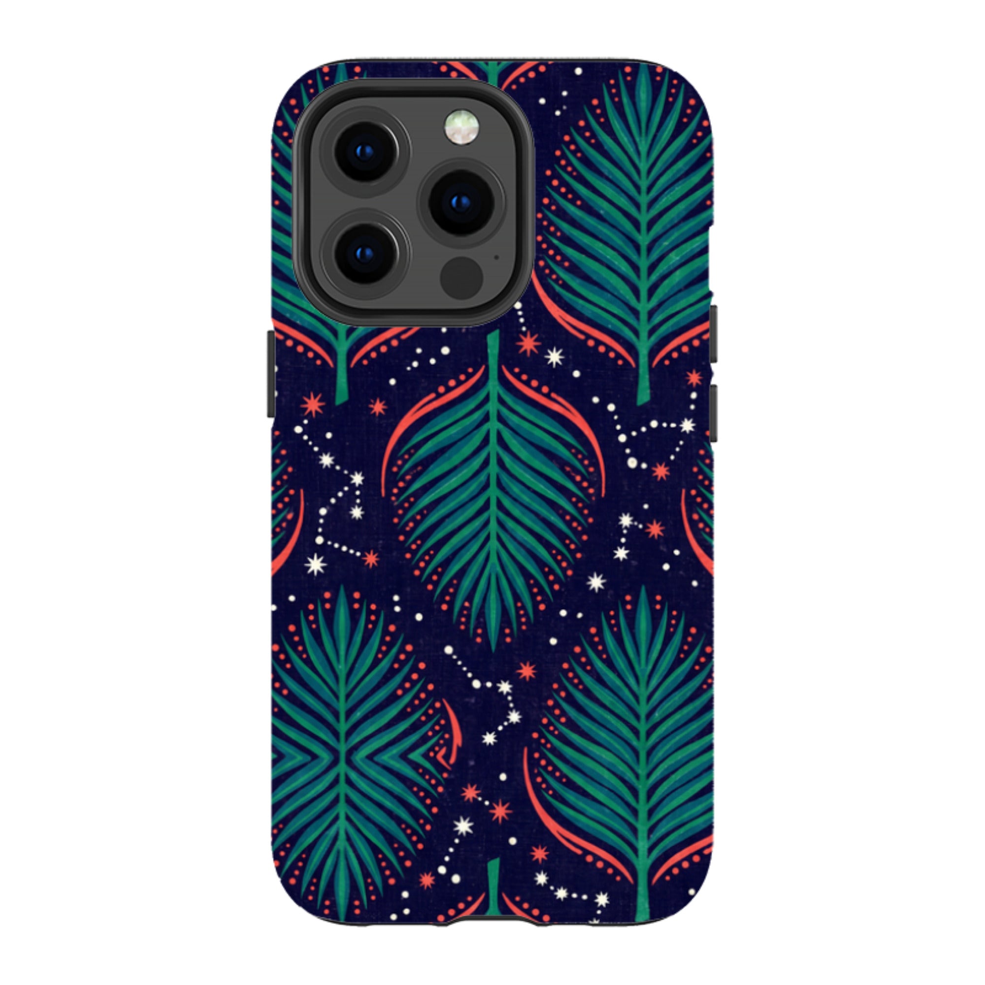 Palm Frond Constellations by Ada Okoye — iPhone 13 Pro MagSafe Tough Case — Finnaij