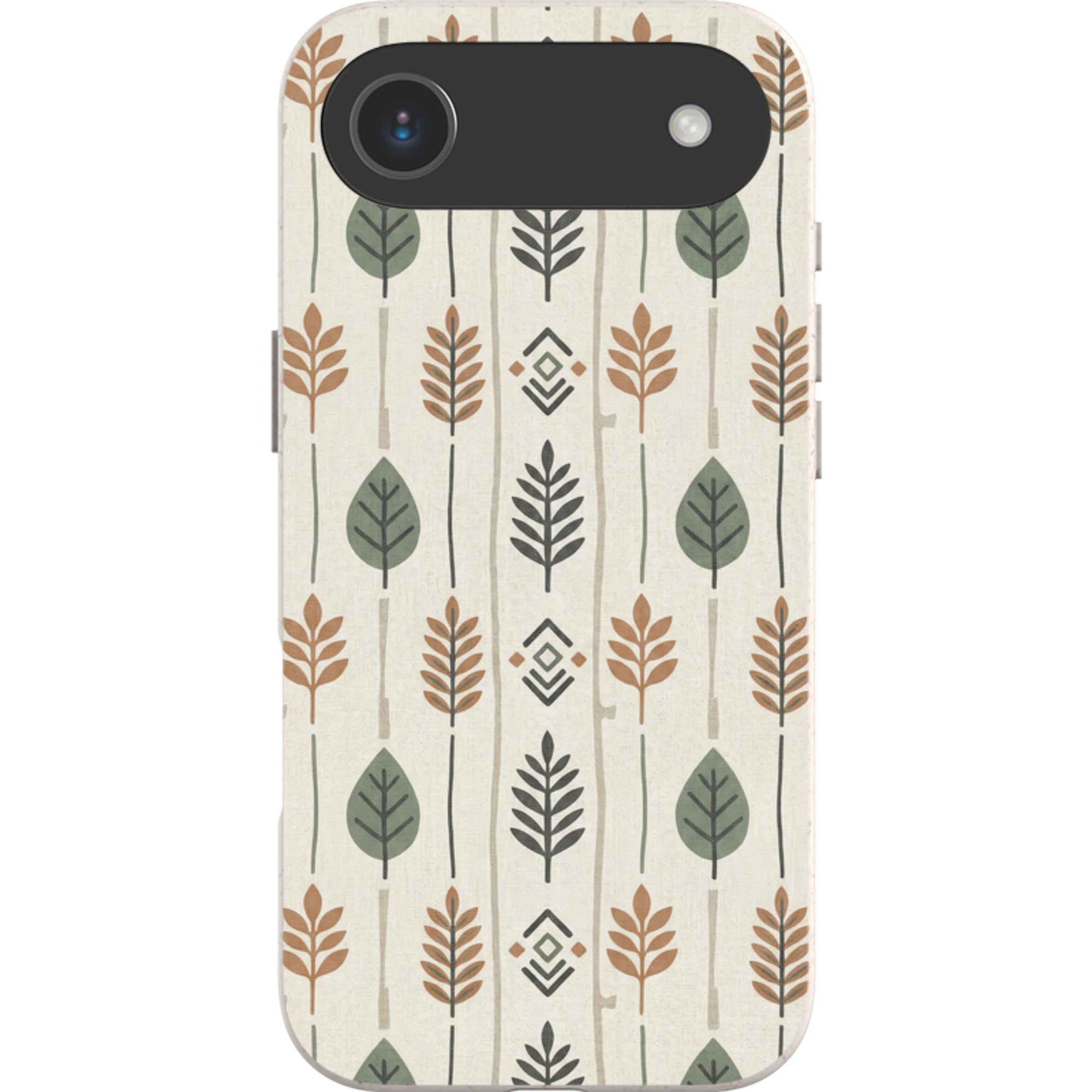 Birch and Linen Pattern by Elsi Vaarala — iPhone Air iPhone Bio-degradable Case — Finnaij